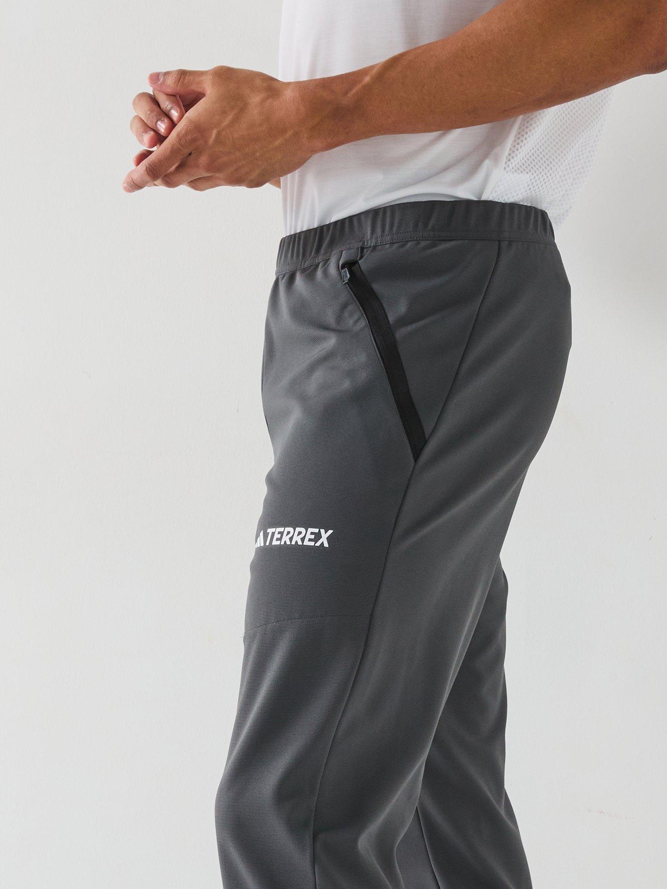 Image 4 of 6 of adidas Terrex Men's Mountain Knit Pants - Grey