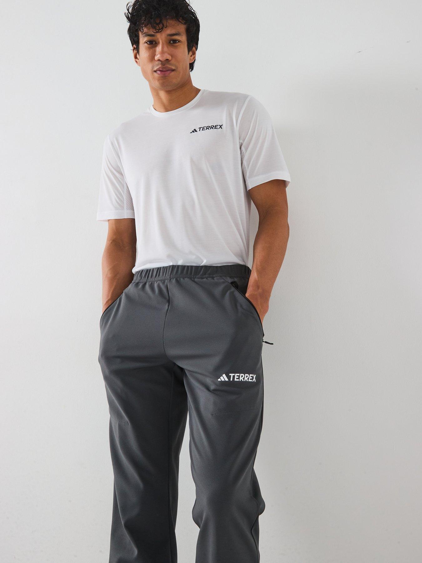 Image 5 of 6 of adidas Terrex Men's Mountain Knit Pants - Grey