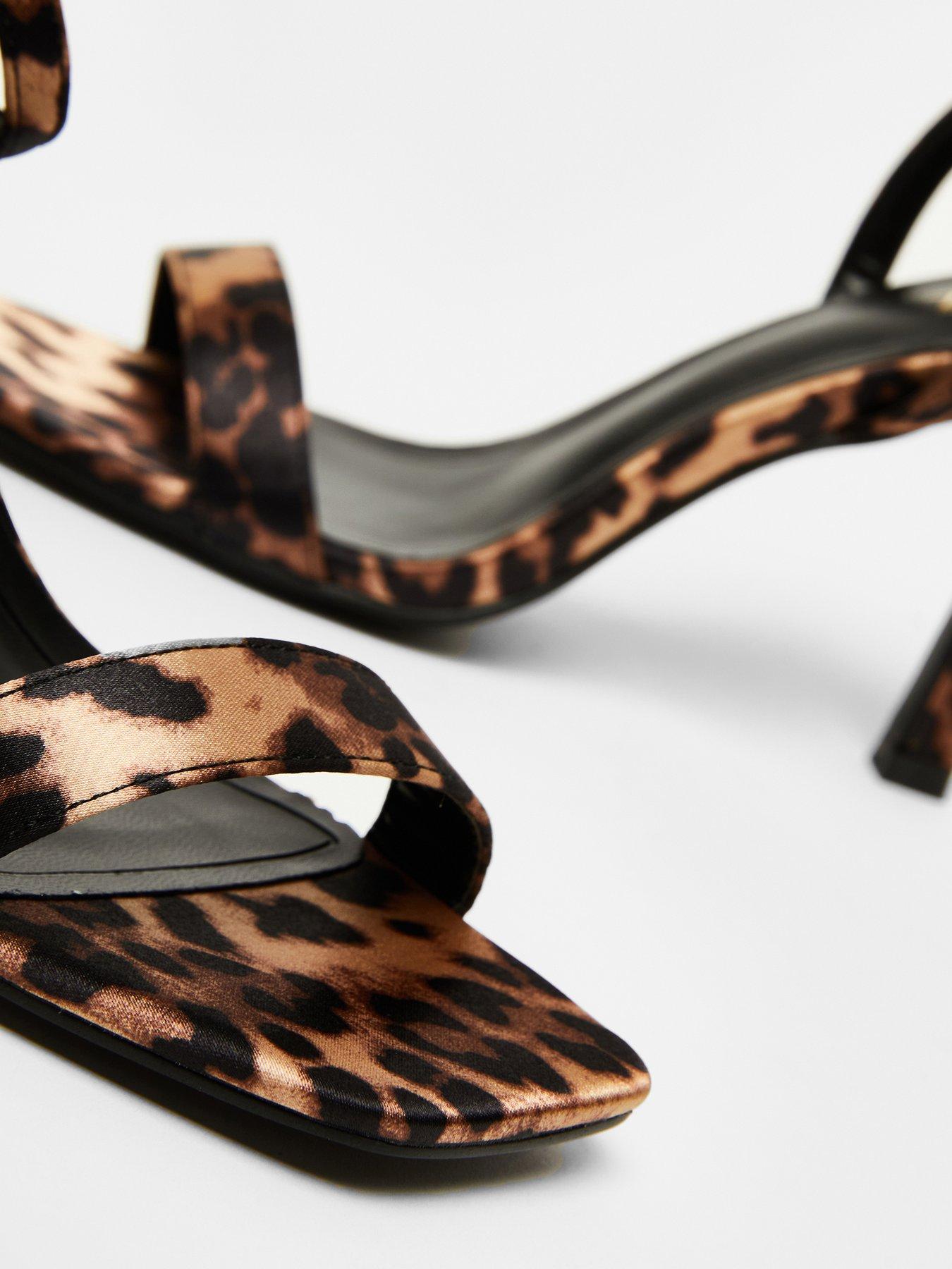 Image 5 of 5 of Quiz Leopard Print Barely There Heels