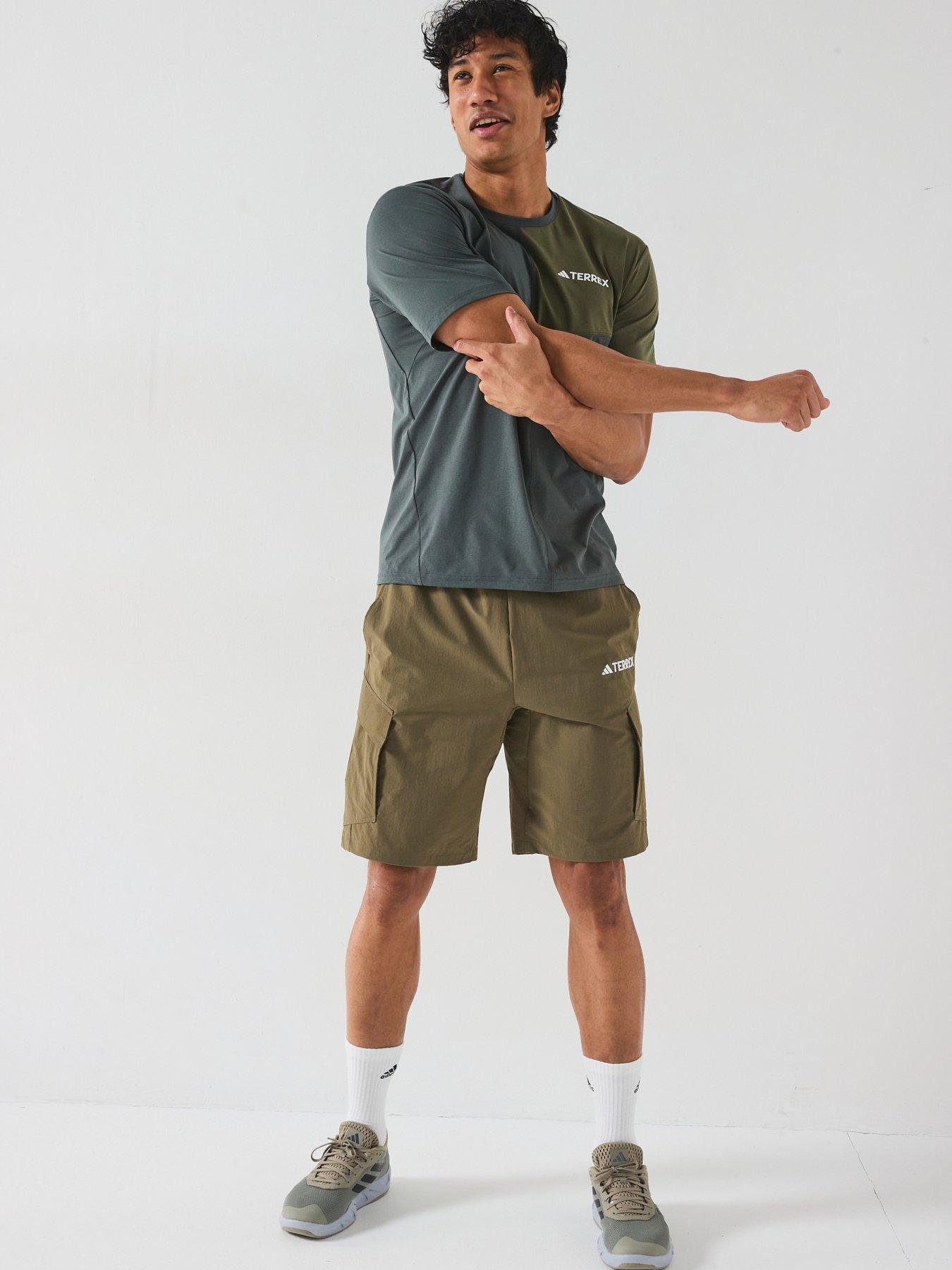 Image 3 of 6 of adidas Terrex Men's Cargo Shorts - Green