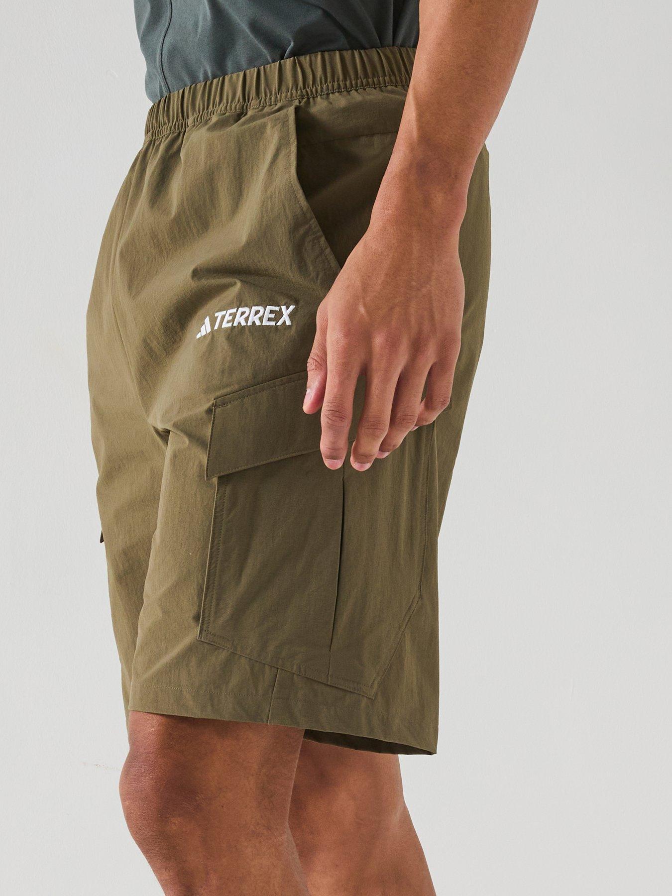 Image 4 of 6 of adidas Terrex Men's Cargo Shorts - Green