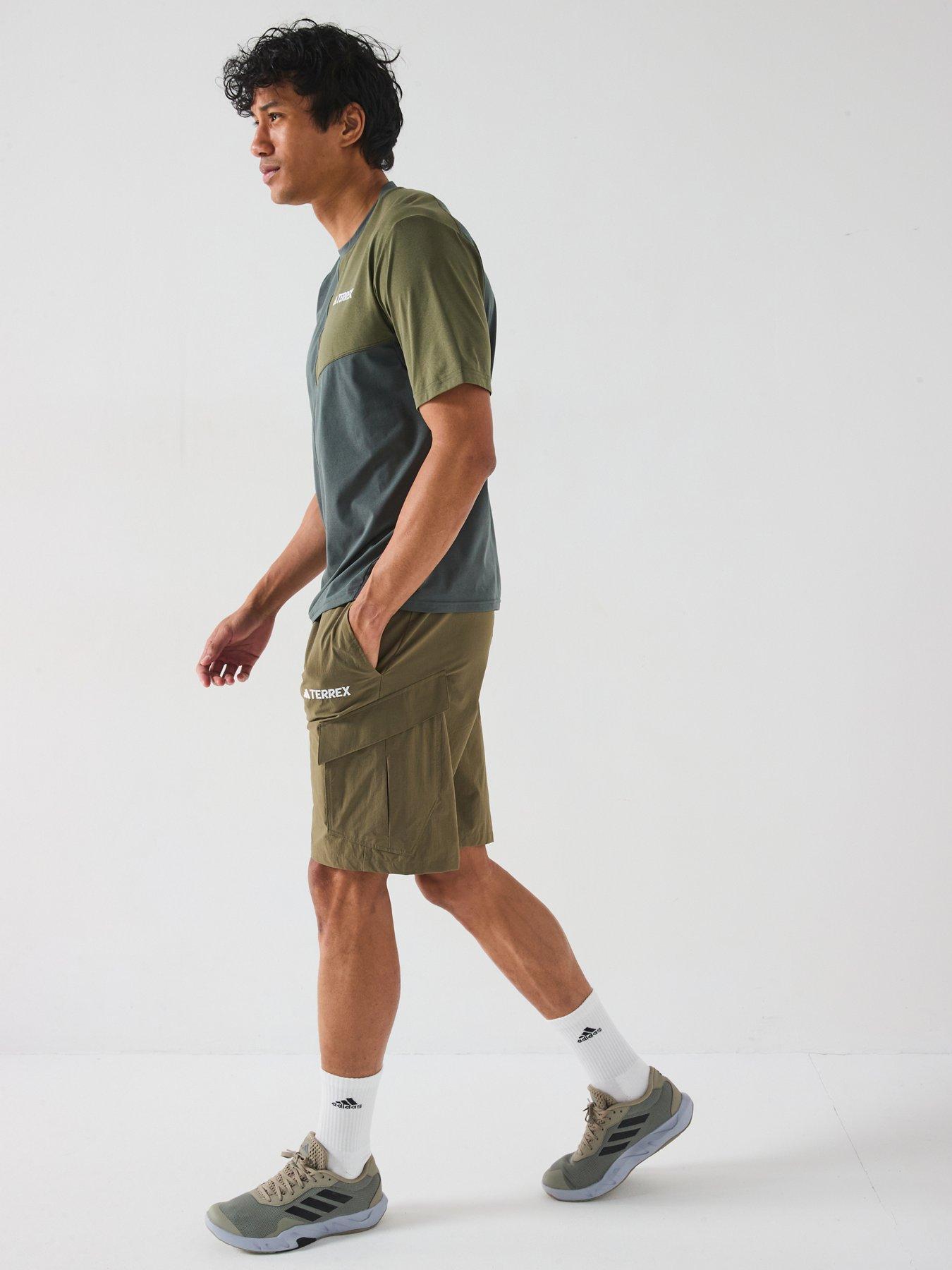 Image 5 of 6 of adidas Terrex Men's Cargo Shorts - Green