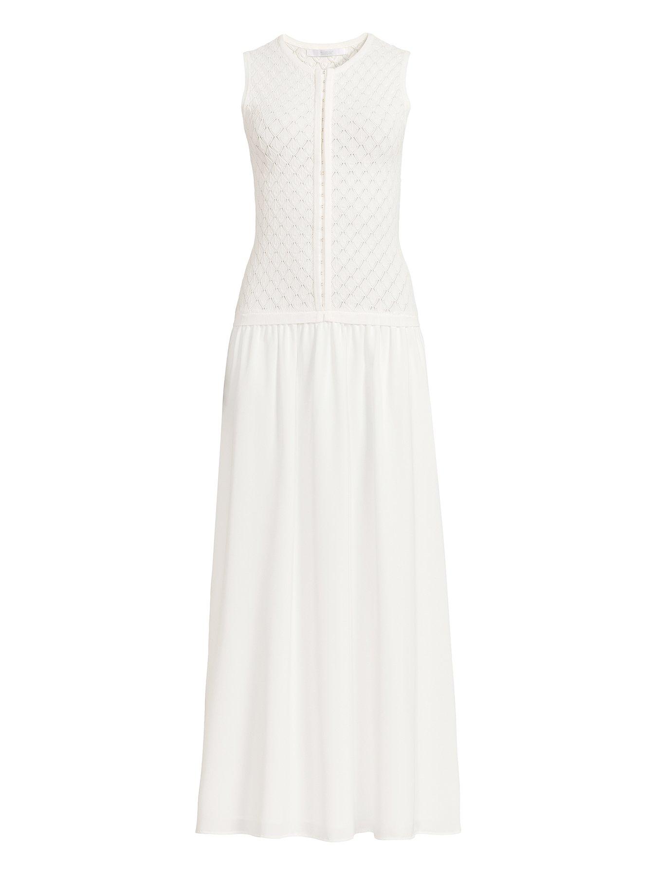 sachin and babi light blue dress Knitted Sleeveless Empire Waist Dress with Zipper Closure and Crew Neck,  Mid-Calf Length, 100% Cotton from Dhgate Basic & Casual Dresses main image 0