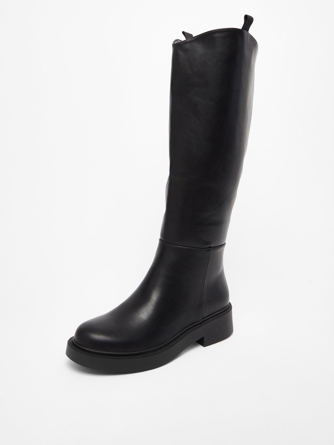 Quiz calf boots hot sale