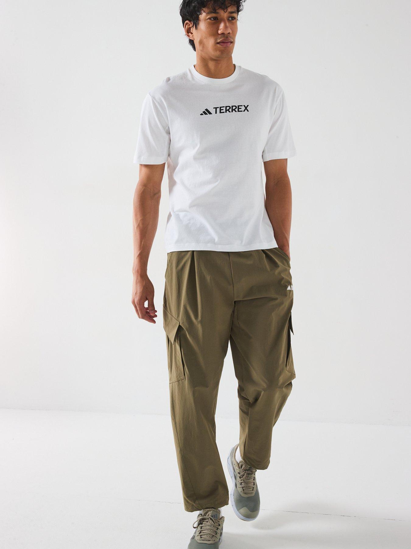Image 3 of 6 of adidas Terrex Mens Logo Tee - White