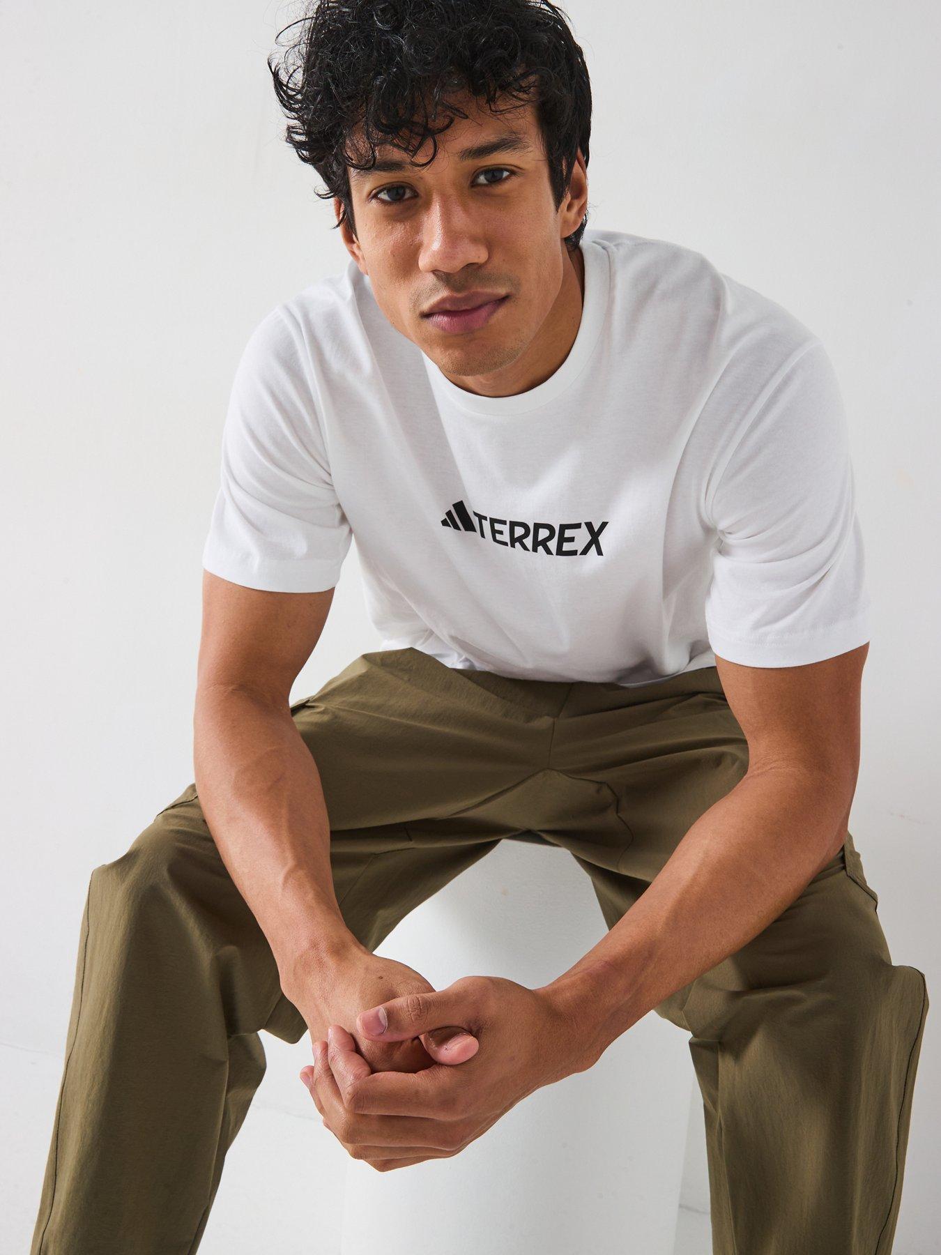 Image 5 of 6 of adidas Terrex Mens Logo Tee - White