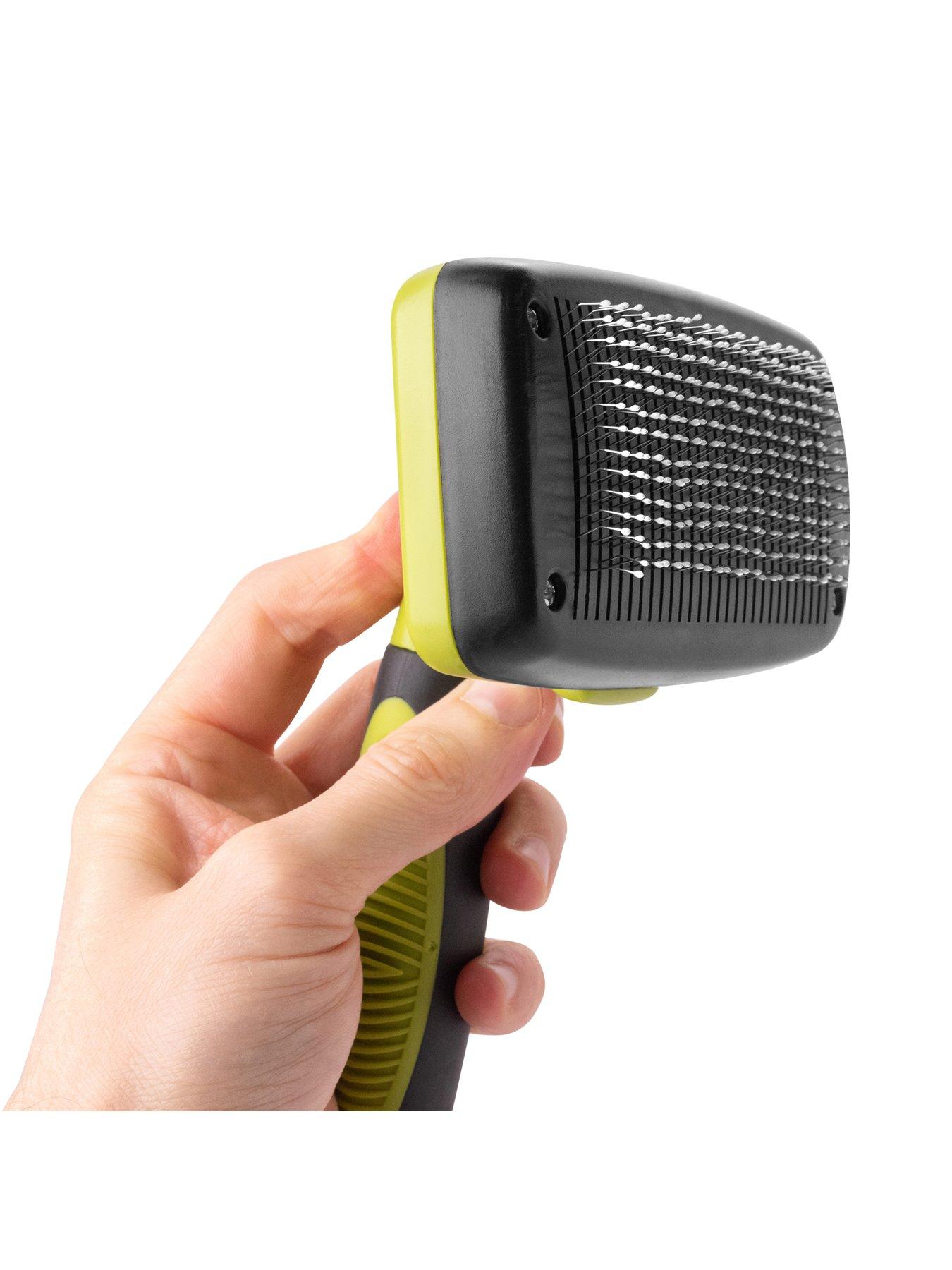 Product photograph of Bunty Self Cleaning Slicker Brush from very.co.uk