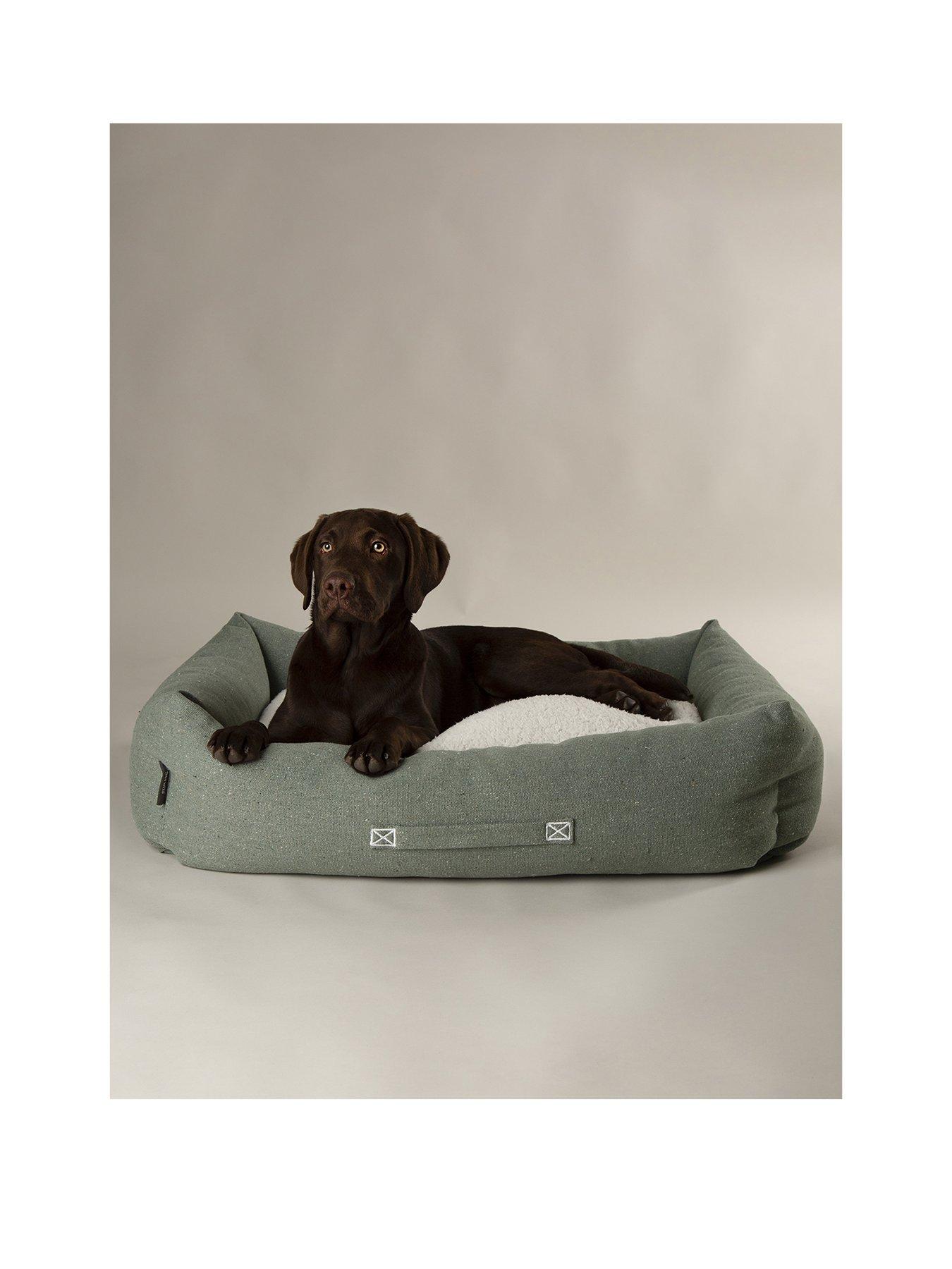 Product photograph of Scruffs Eden Box Bed - Green - Extra Large from very.co.uk