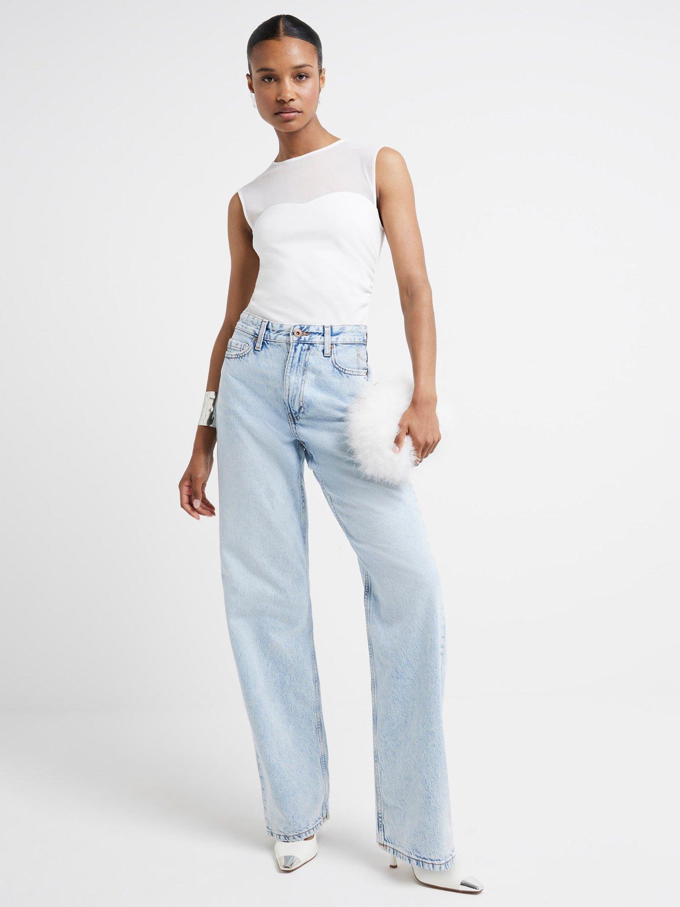 undefined Relaxed Straight Jean - Light Denim