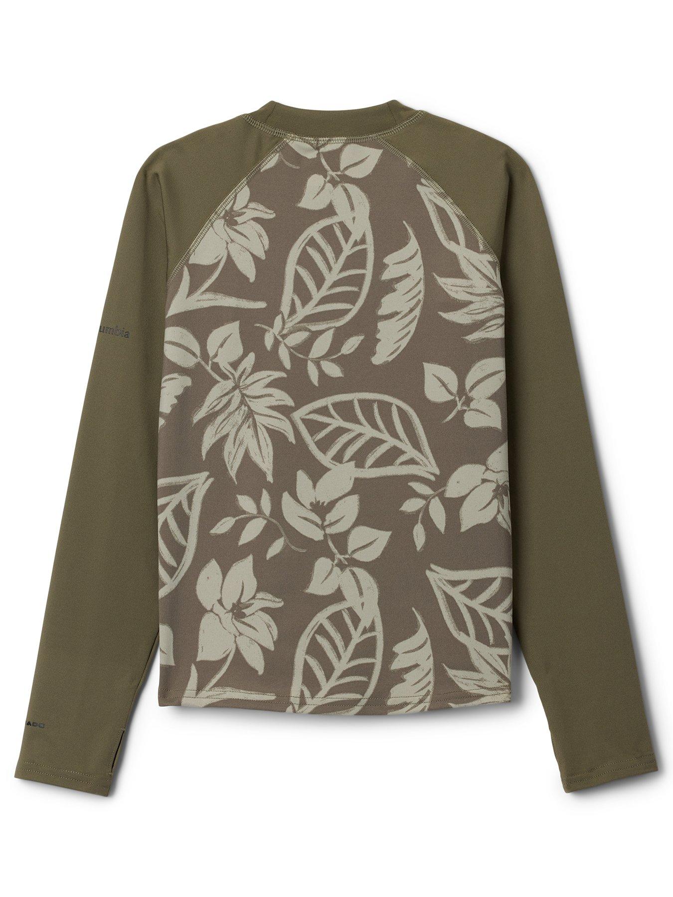 Image 2 of 2 of Columbia Kids Unisex Sandy Shores Printed Long Sleeve Sunguard - Green