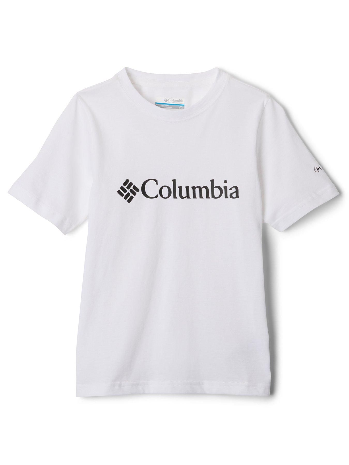 Columbia MOUNT ECHO™ SHORT SLEEVE GRAPHIC SHIRT - Dětské tričko - žlutá