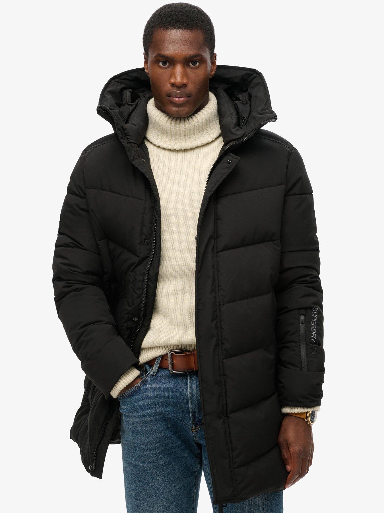 Superdry Code City Chevron Padded Jacket Black Very
