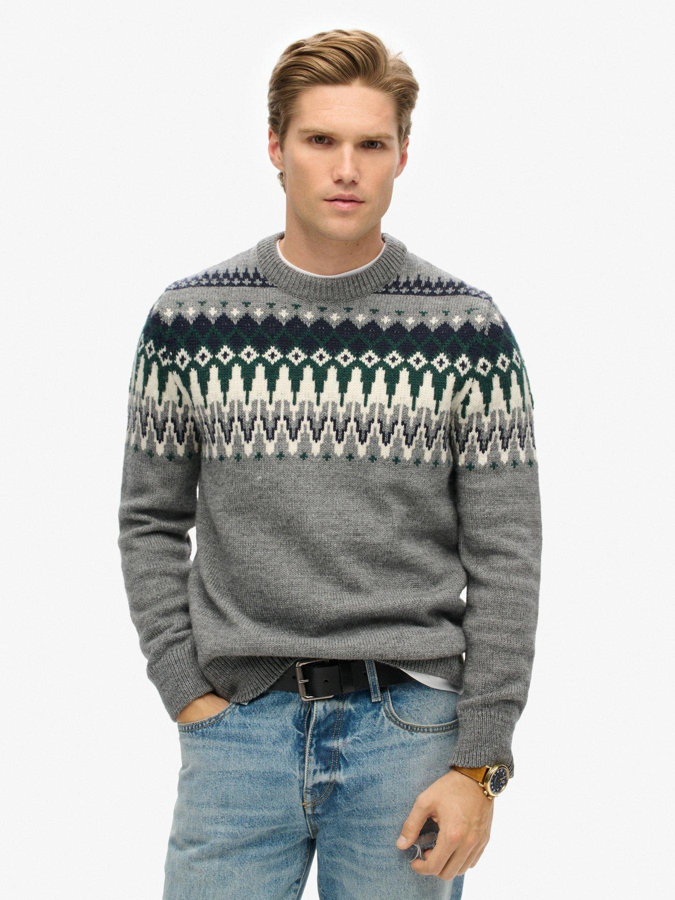 Superdry fairisle jumper top