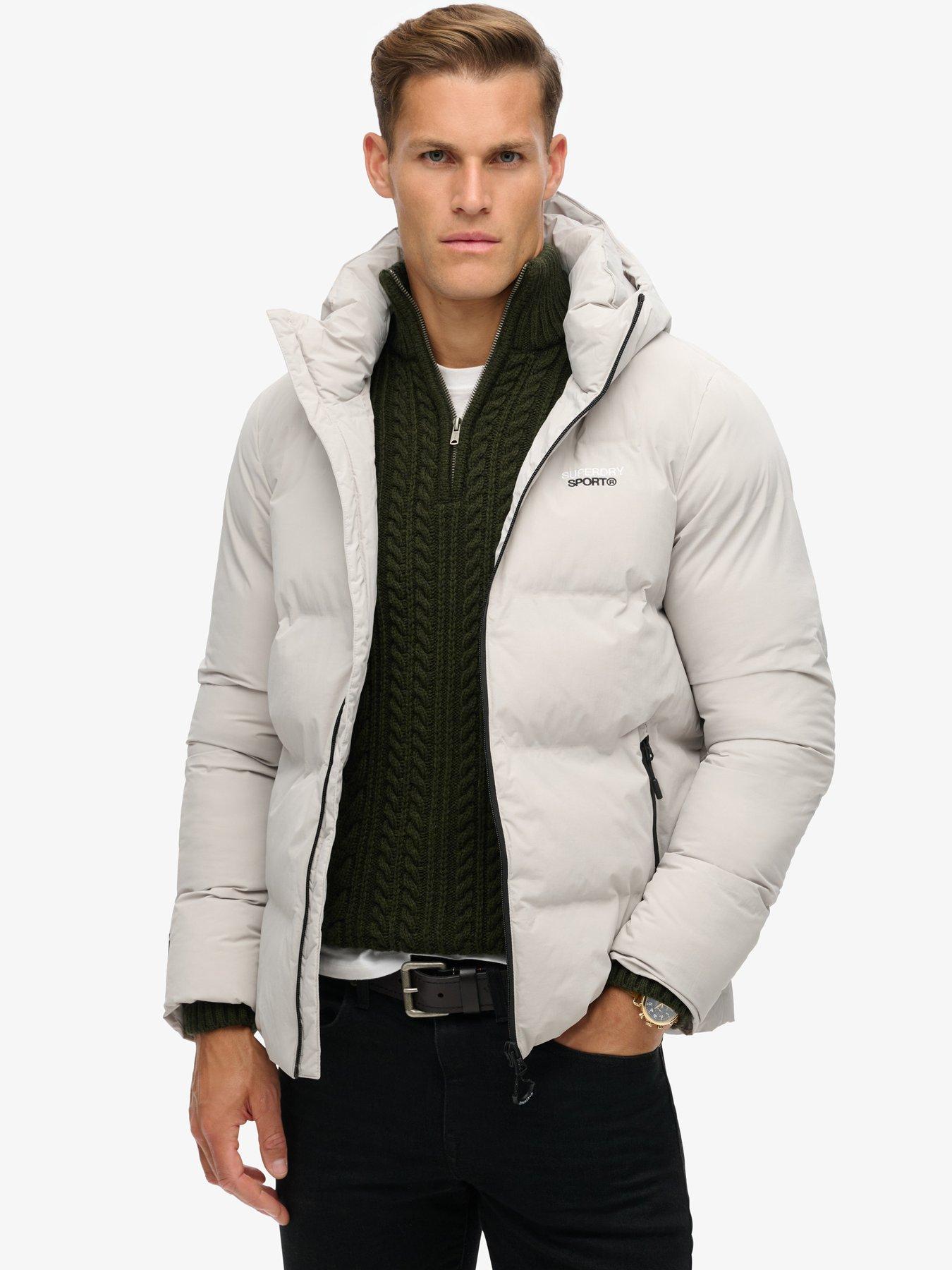 undefined Code Hooded Boxy Padded Jacket