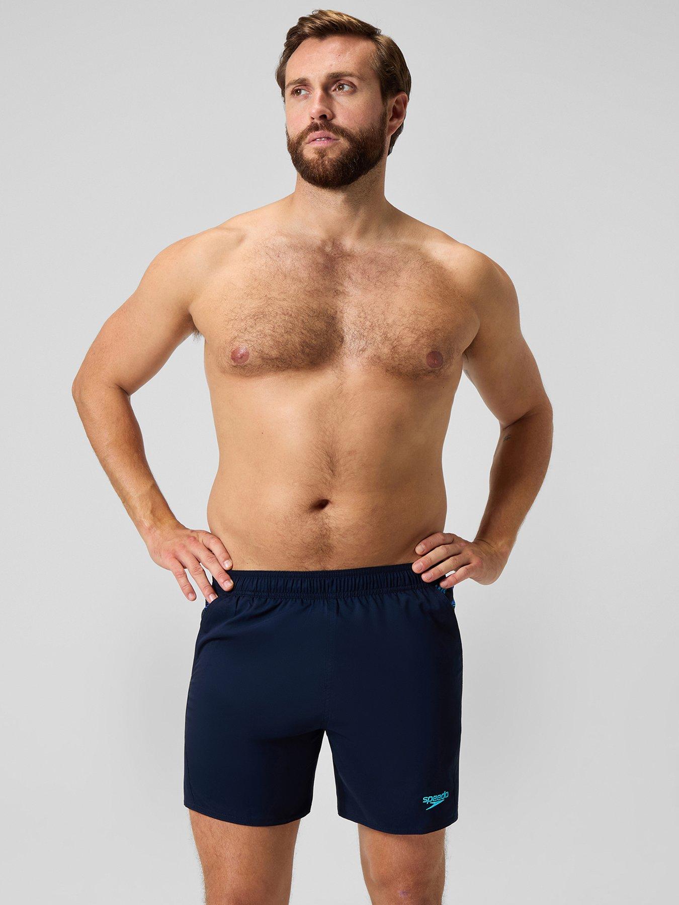 Speedo Mens Xpress Lite Panel 16 Inch Watershort - Blue