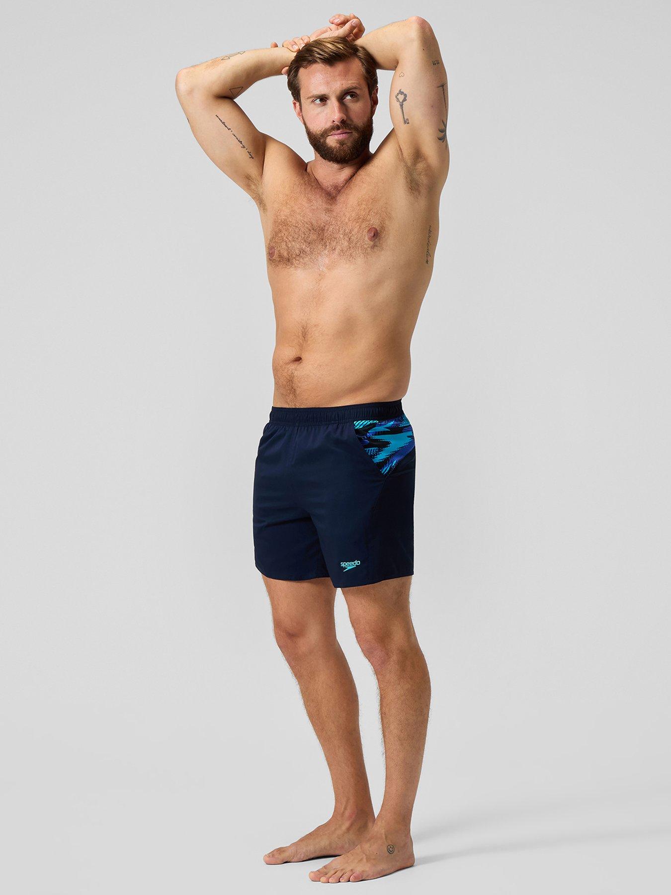 Speedo Mens Xpress Lite Panel 16 Inch Watershort - Blue | Very