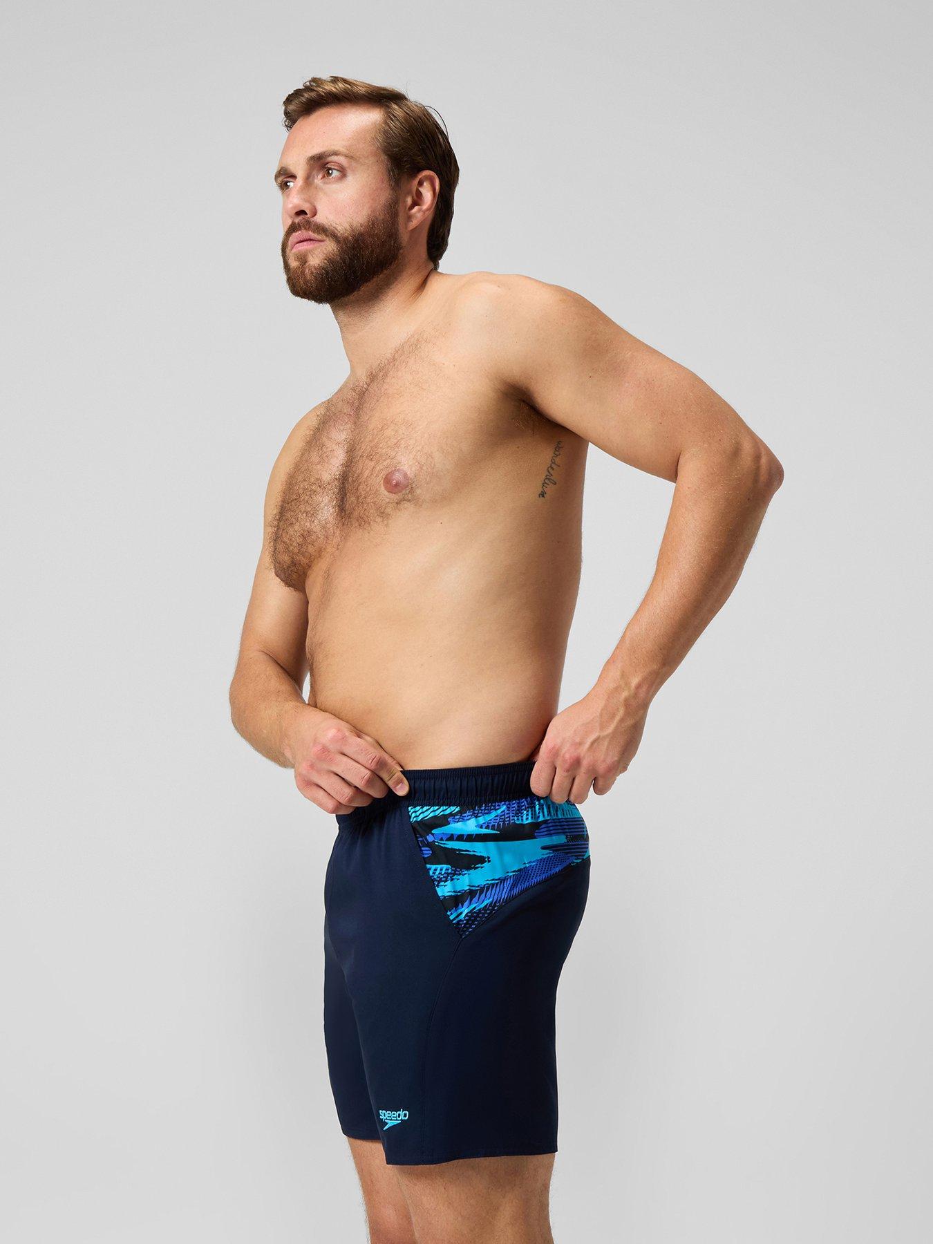 Speedo Mens Xpress Lite Panel 16 Inch Watershort - Blue | Very
