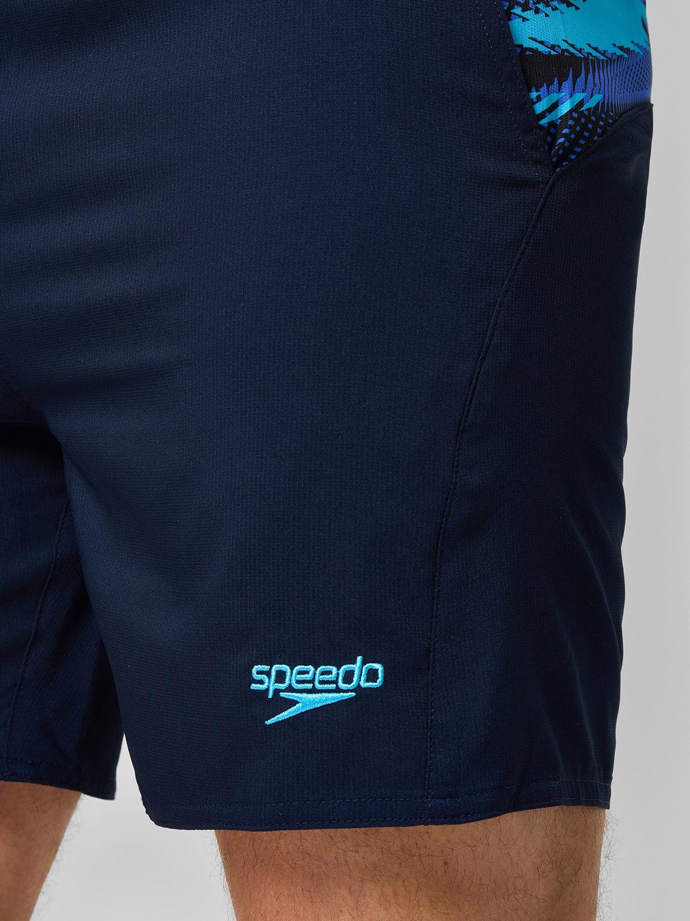 Speedo Mens Xpress Lite Panel 16 Inch Watershort - Blue | Very