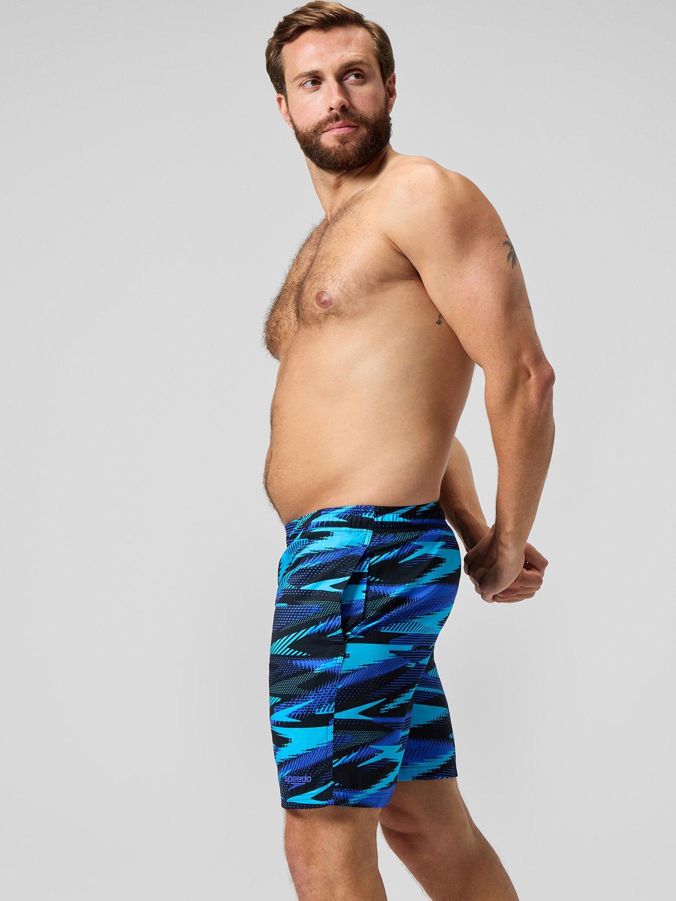 Image 4 of 6 of Speedo Mens Xpress Lite Allover 18 Inch Watershort - Blue