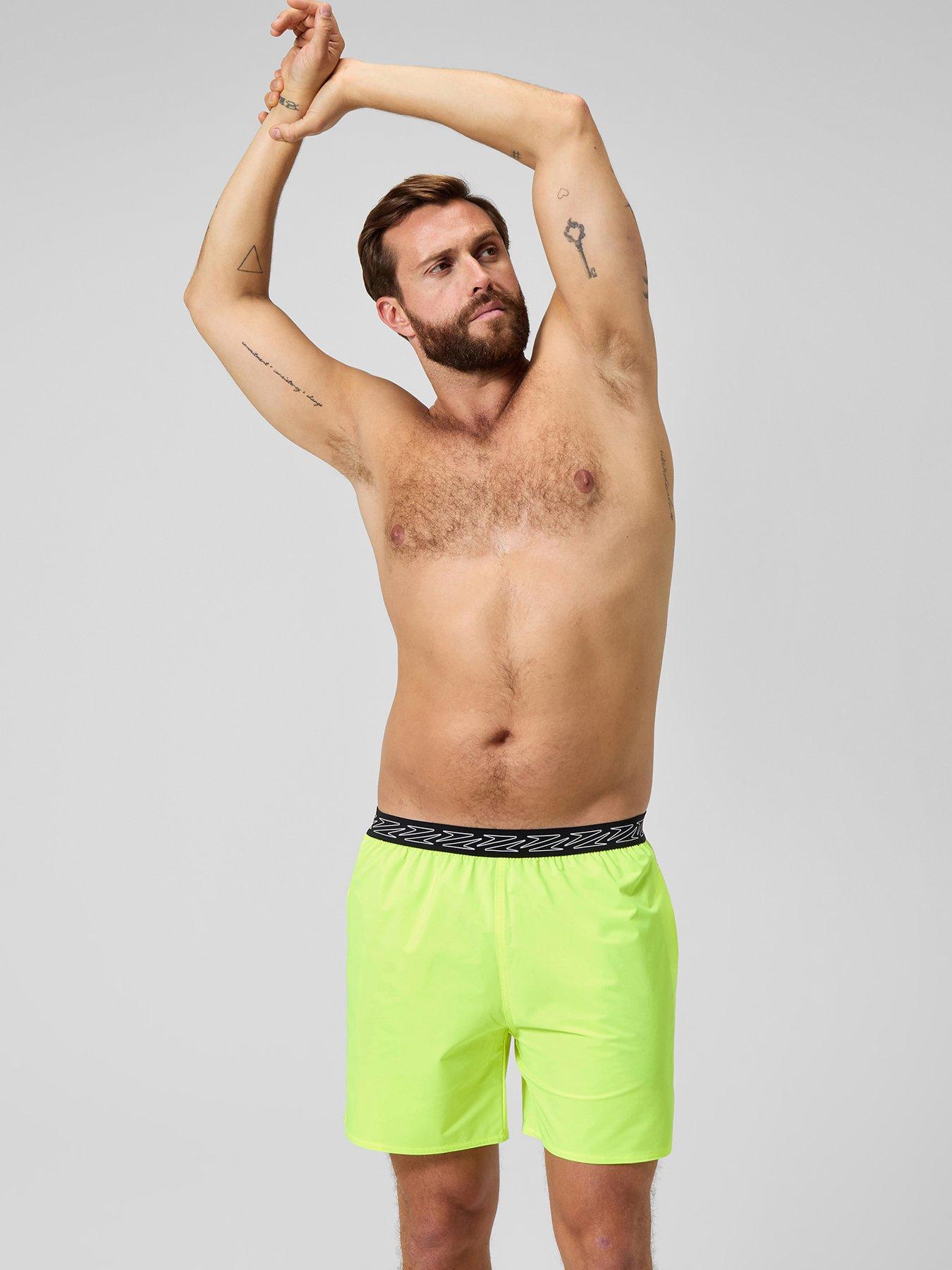 undefined Mens Hyperboom Band 16 Inch Watershort - Yellow