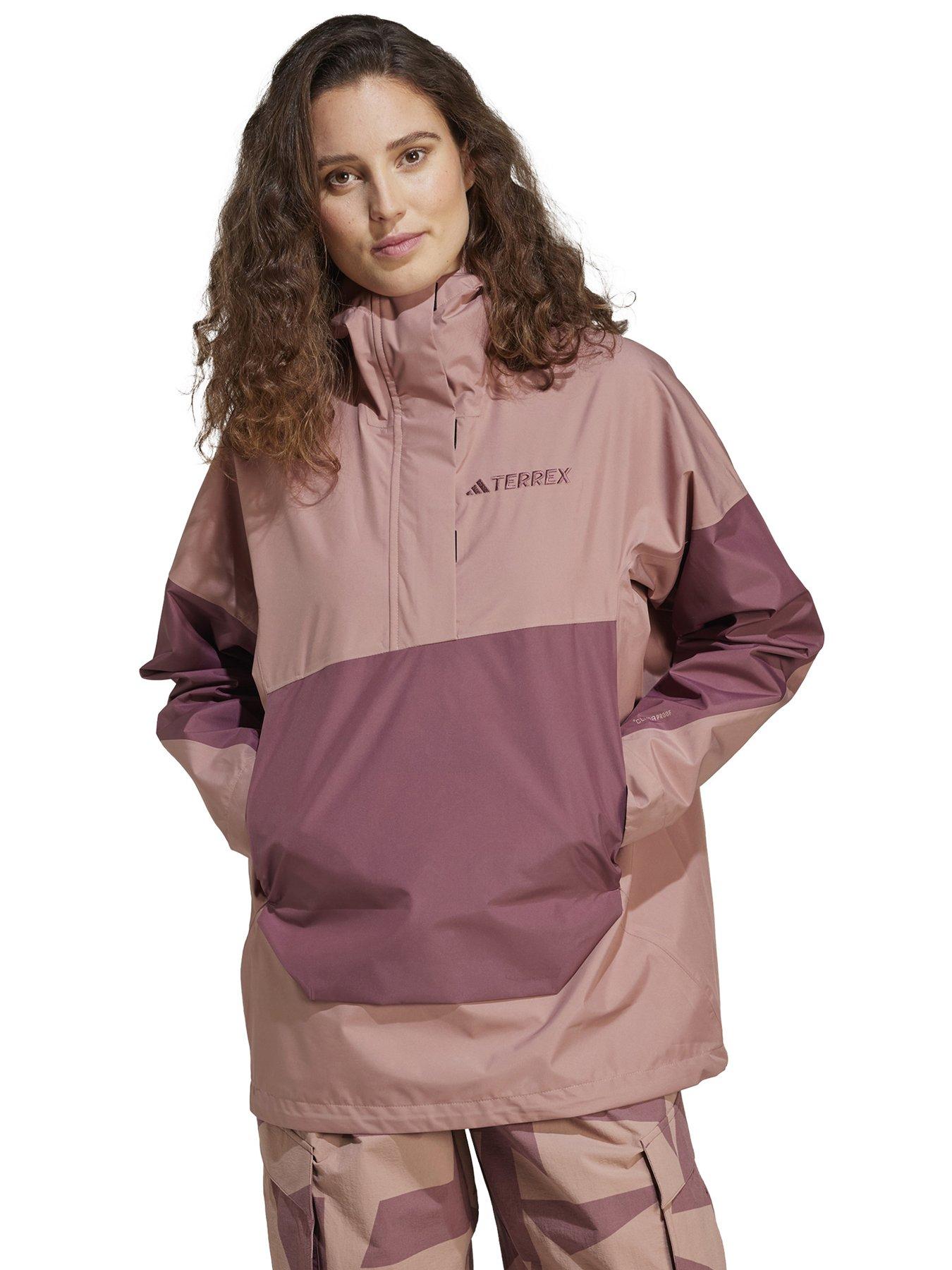 Adidas Terrex Womens Xp 2.5L Waterproof Anorak - Pink