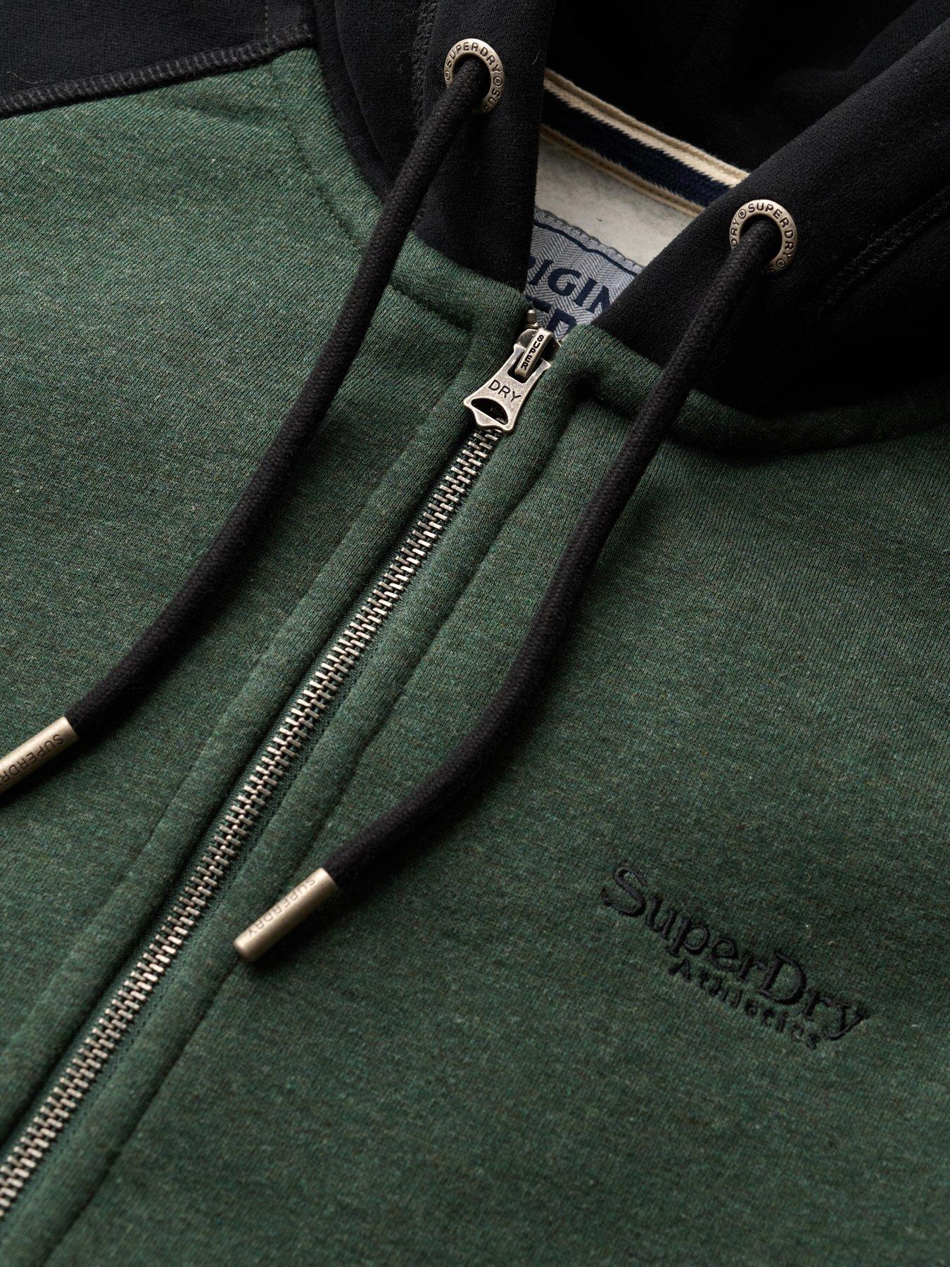Image 5 of 5 of Superdry Essential Baseball Zip Hoodie - Black