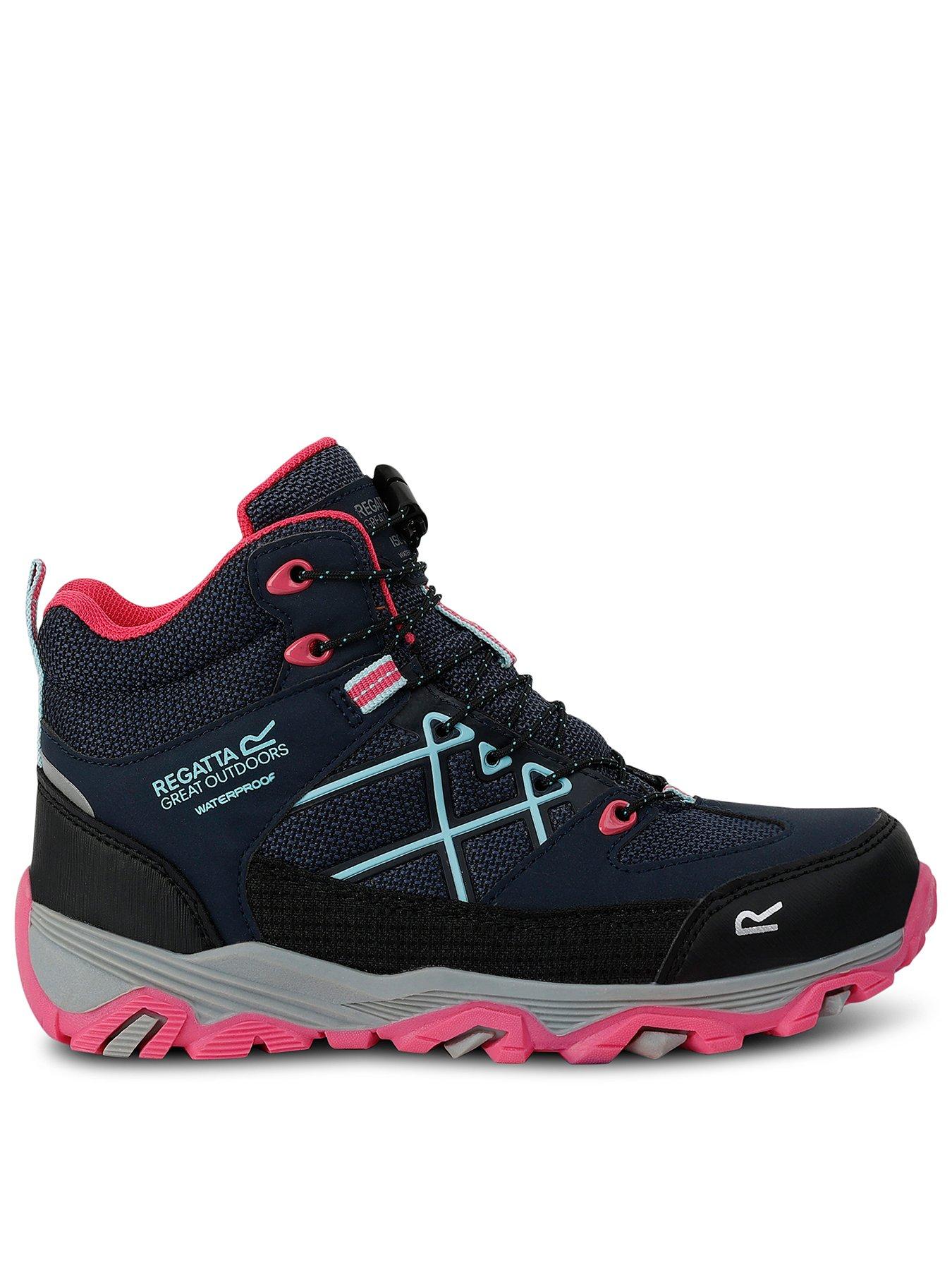Regatta Kids Samaris Junior Waterproof Walking Boot, Navy, Size 10 Younger
