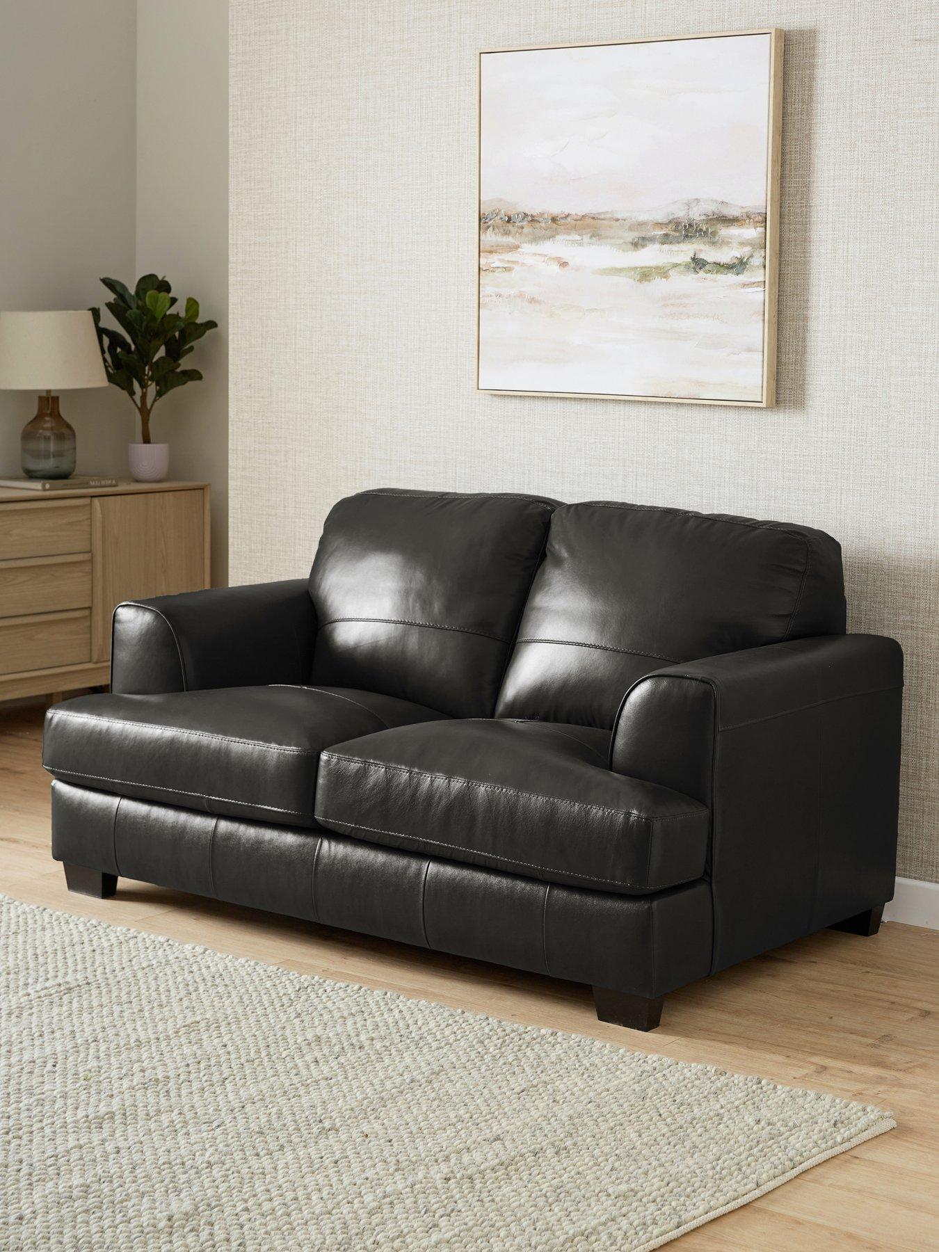 The Very Collection Astoria Italian Leather 2 Seater Sofa - FSC® Certified