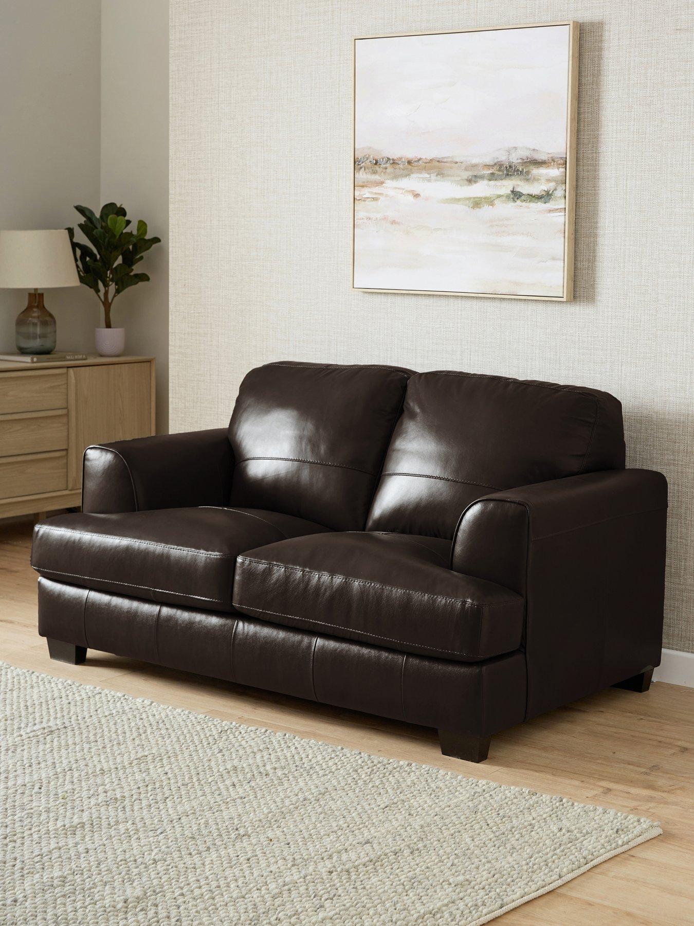 The Very Collection Astoria Italian Leather 2 Seater Sofa - FSC® Certified