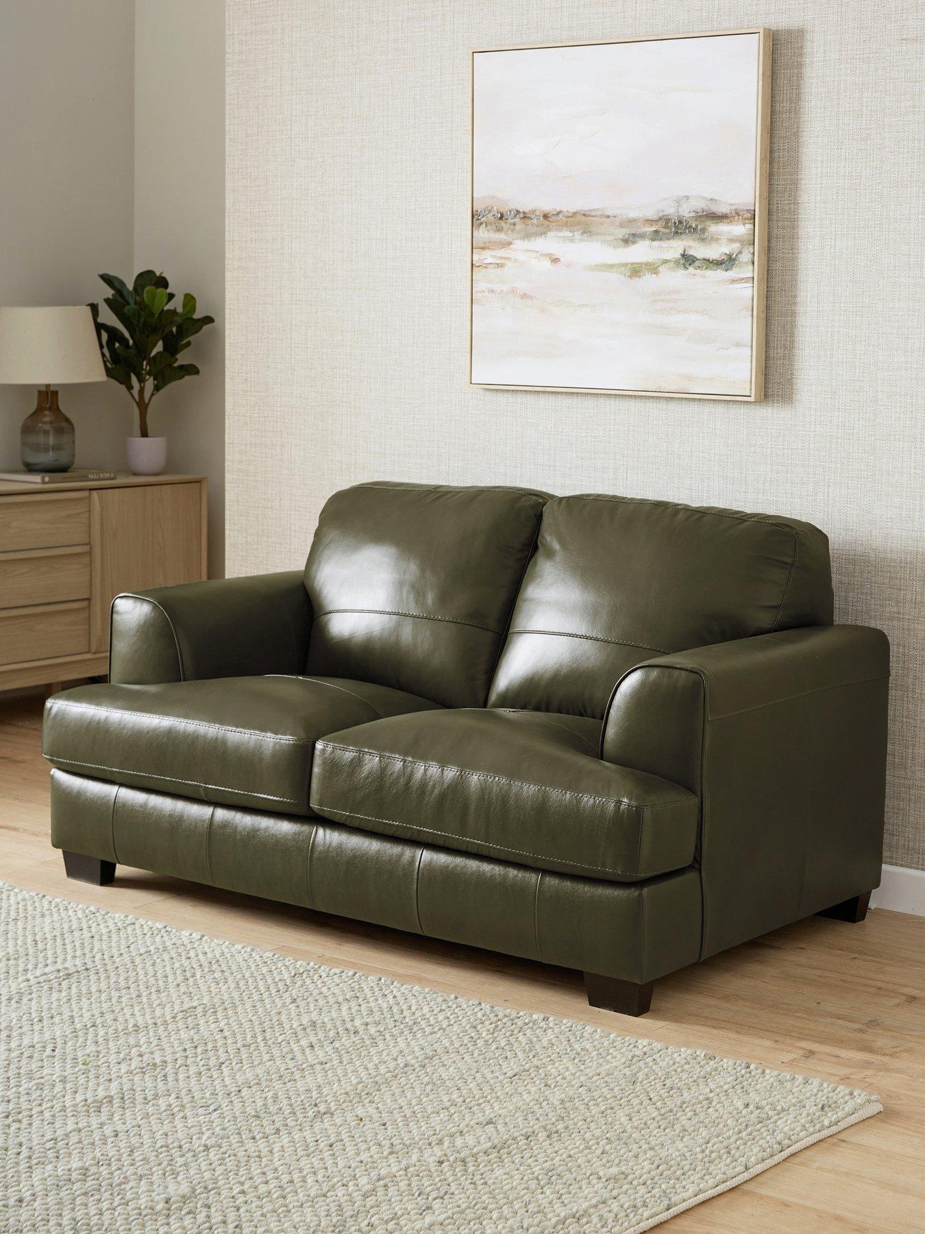 The Very Collection Astoria Italian Leather 2 Seater Sofa