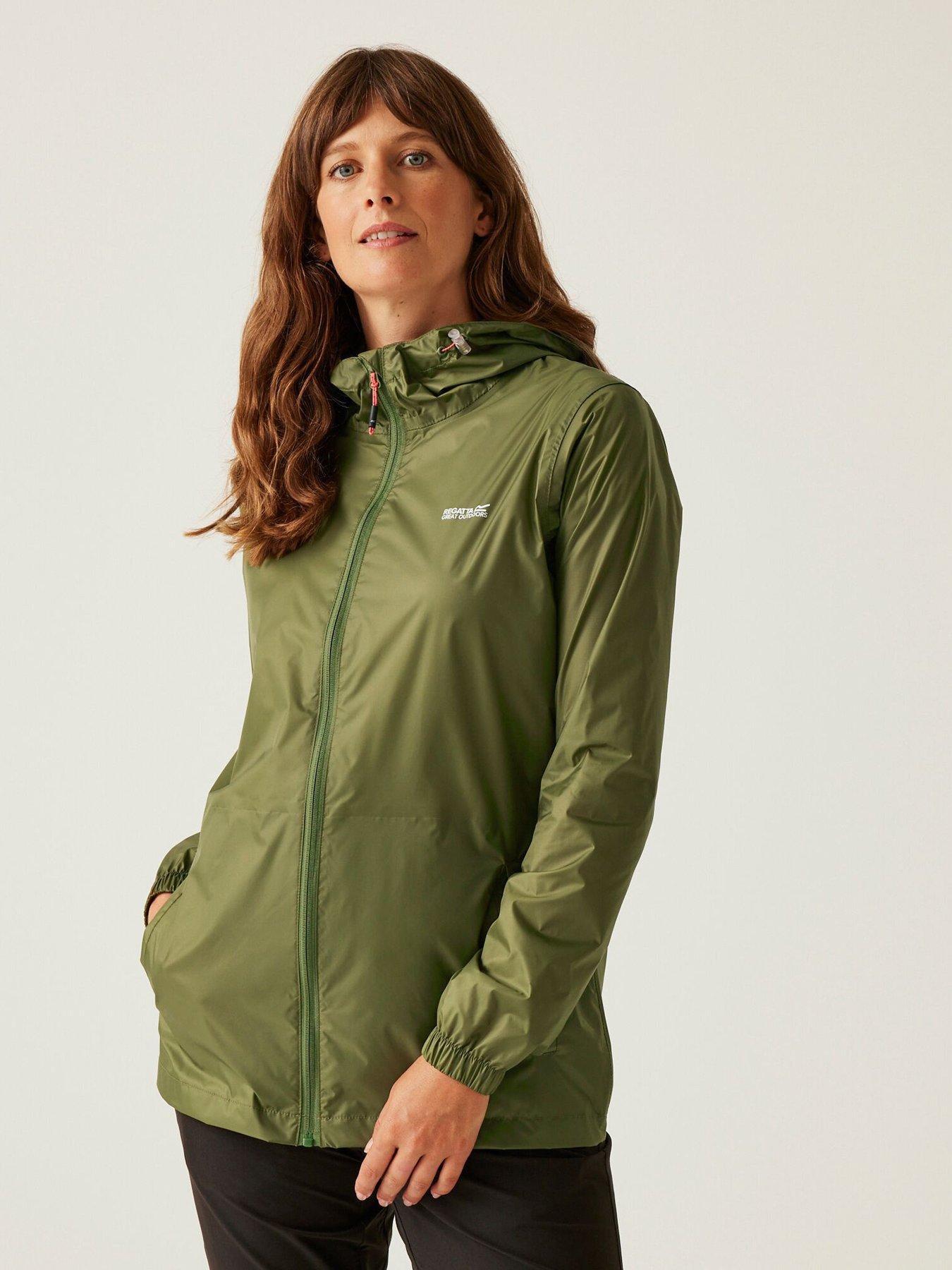 undefined Womens Wmn Pk It Jkt Iii Pack Away Waterproof Shell Jacket-green