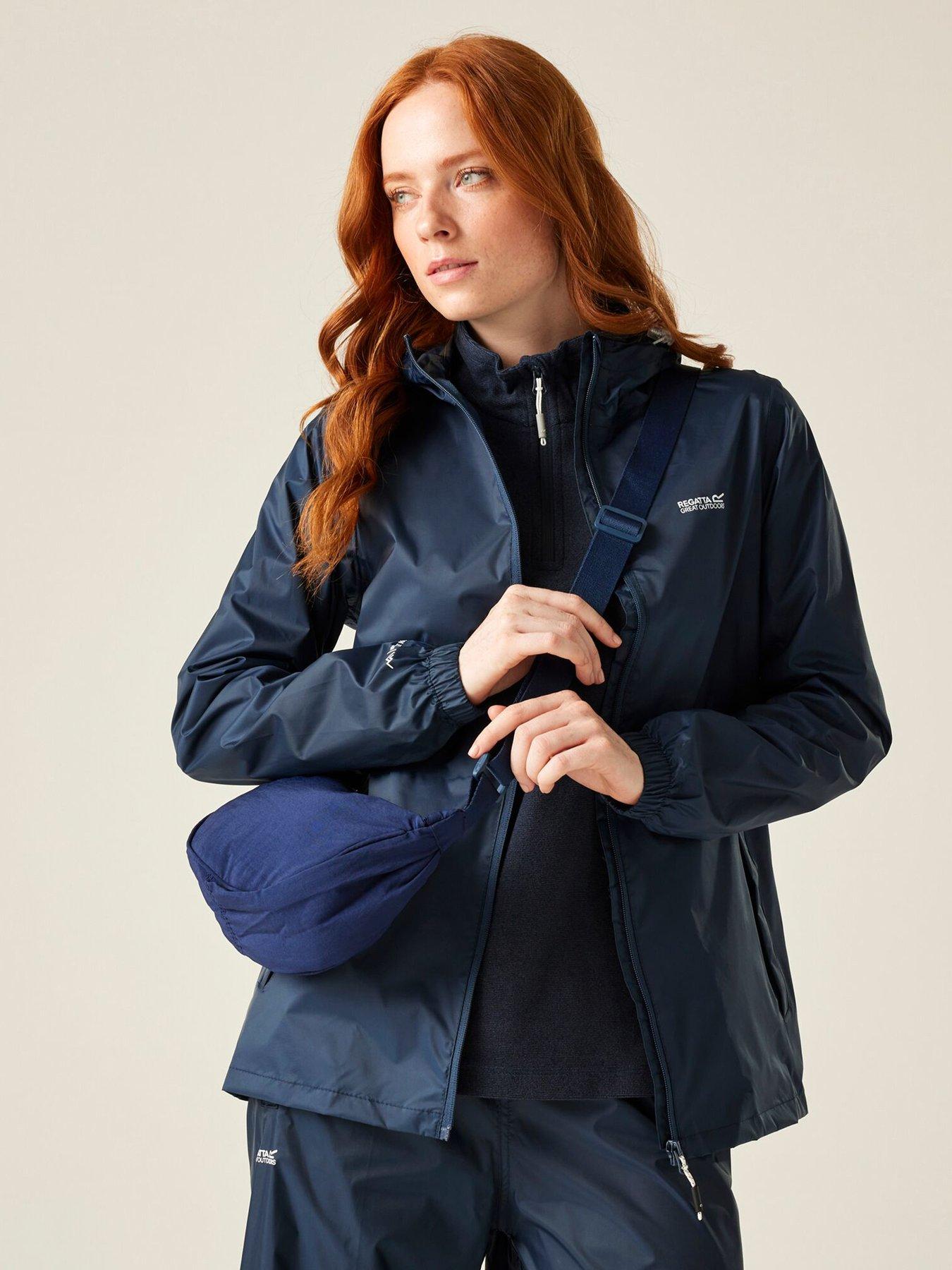 undefined Womens Pack It III Waterproof Shell Jacket - Navy