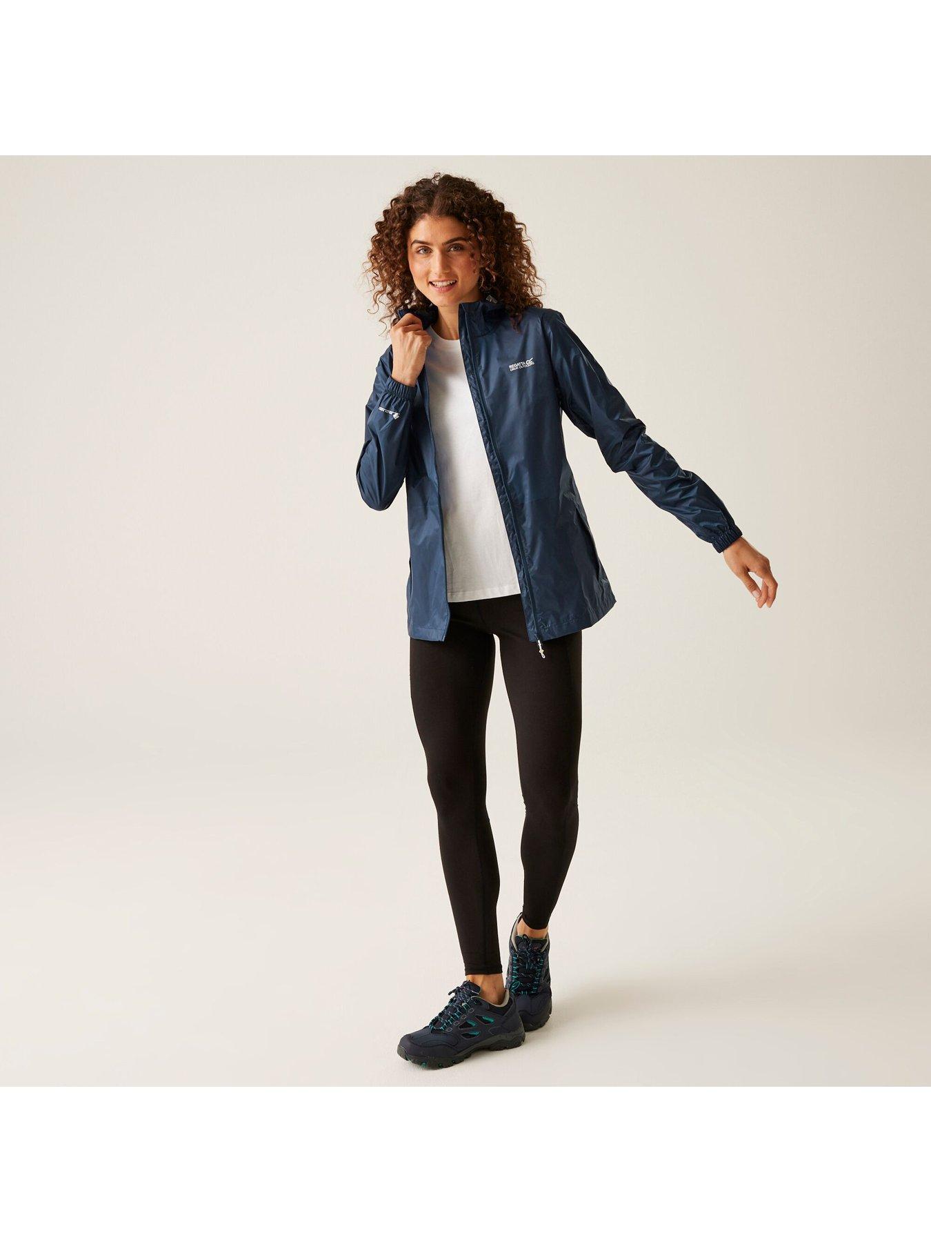 Image 3 of 7 of Regatta Womens Pack It III Waterproof Shell Jacket - Navy