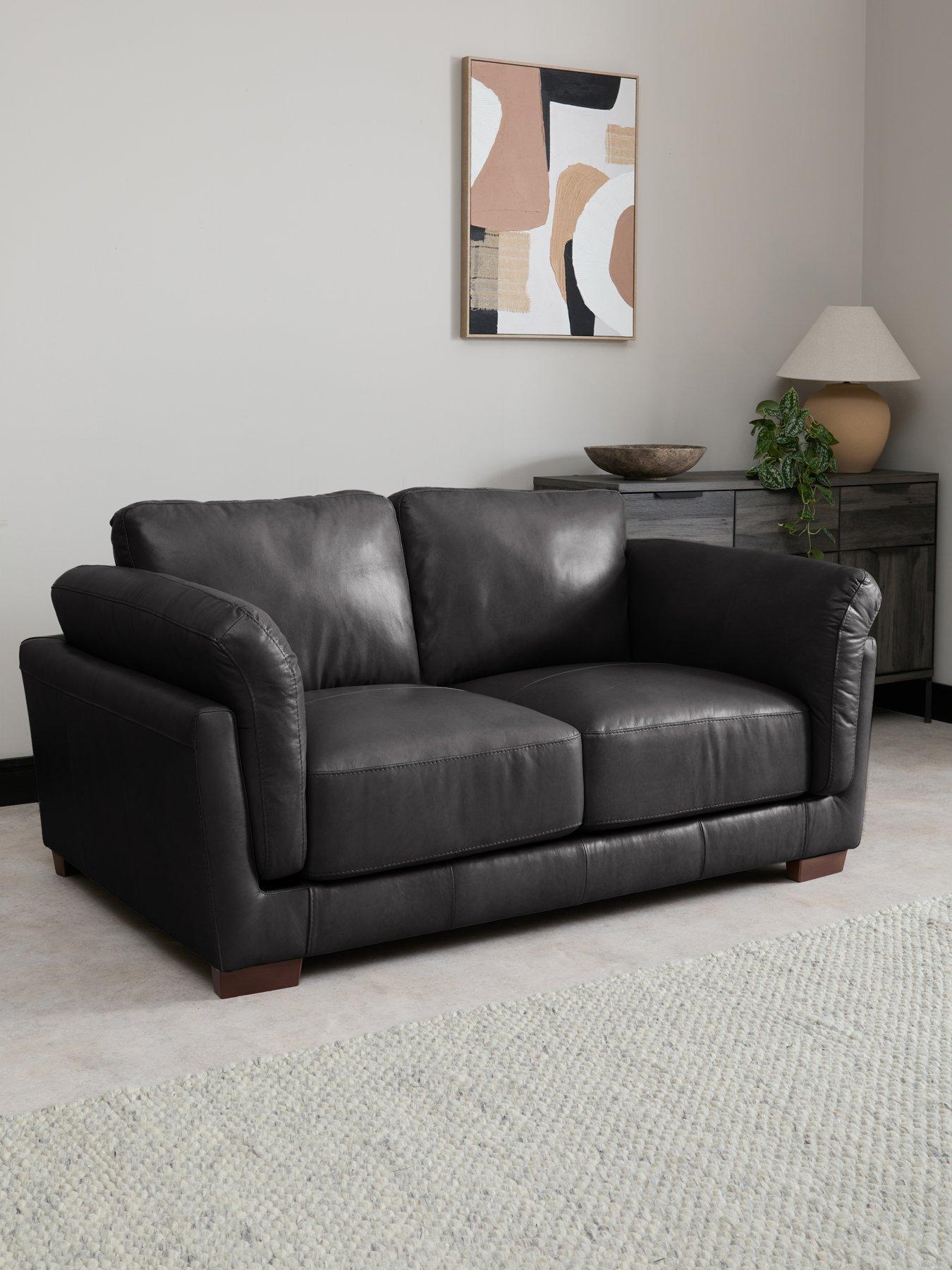 The Very Collection Morena Italian Leather 2 Seater Sofa - FSC® Certified