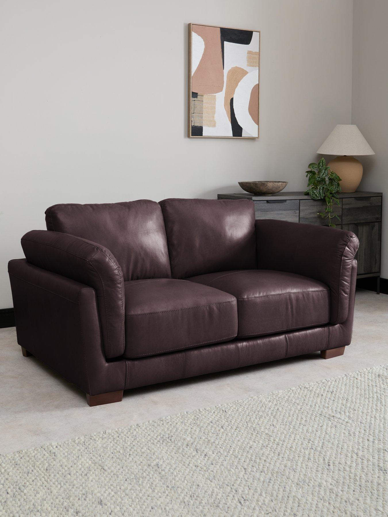 The Very Collection Morena Italian Leather 2 Seater Sofa