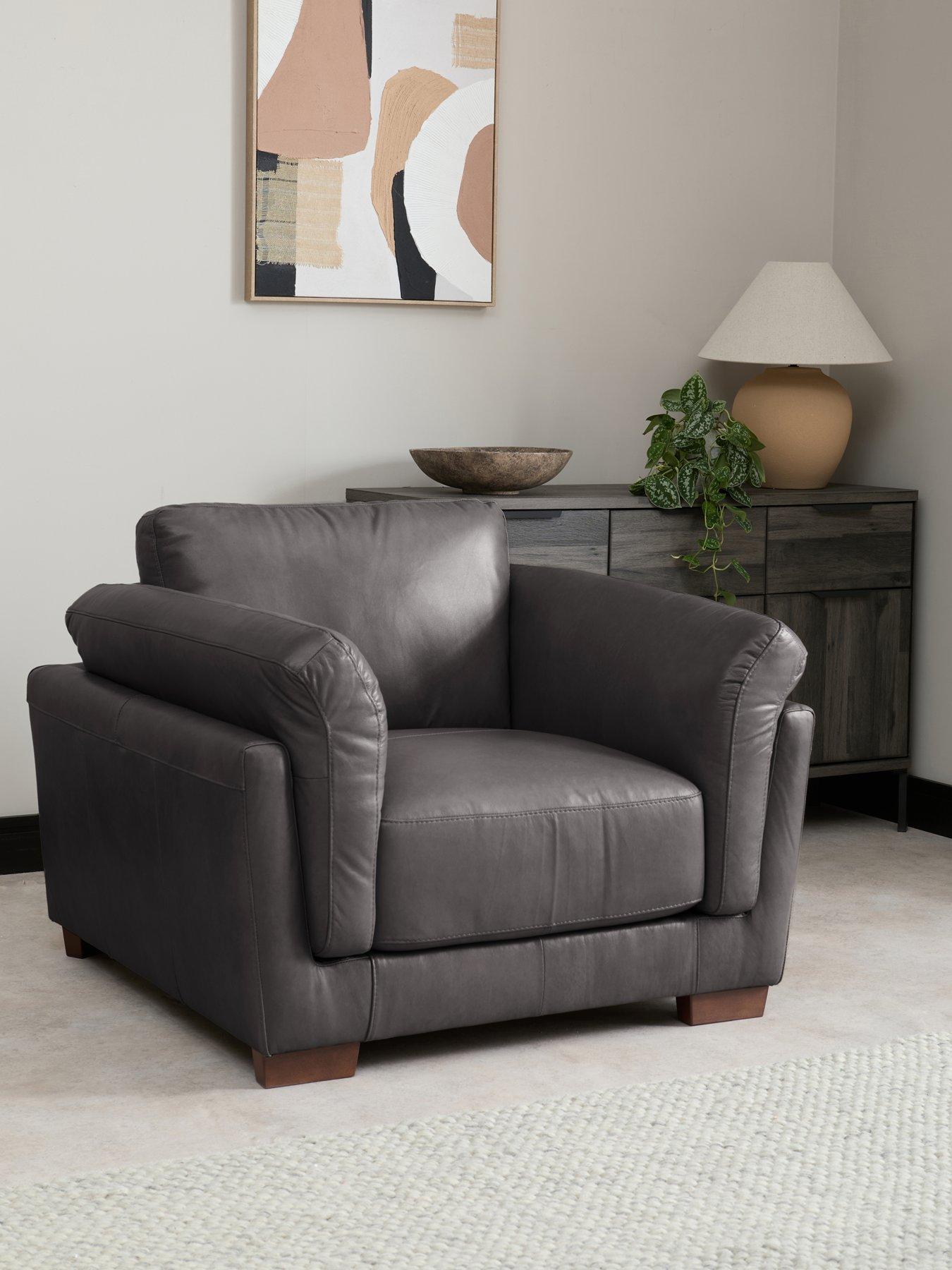The Very Collection Morena Italian Leather Armchair - FSC® Certified