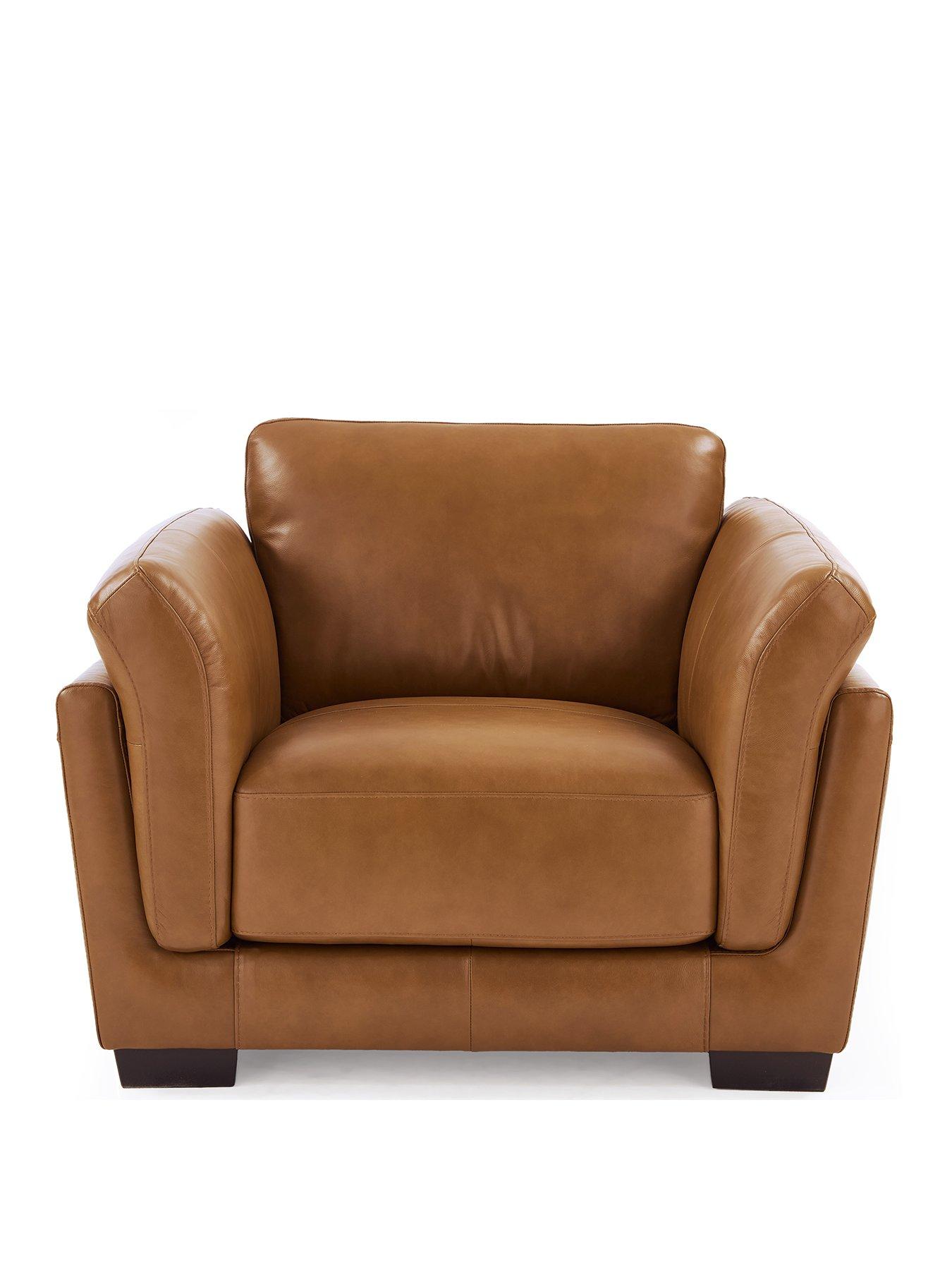 Image 2 of 7 of The Very Collection Morena Standard Back Leather Chair