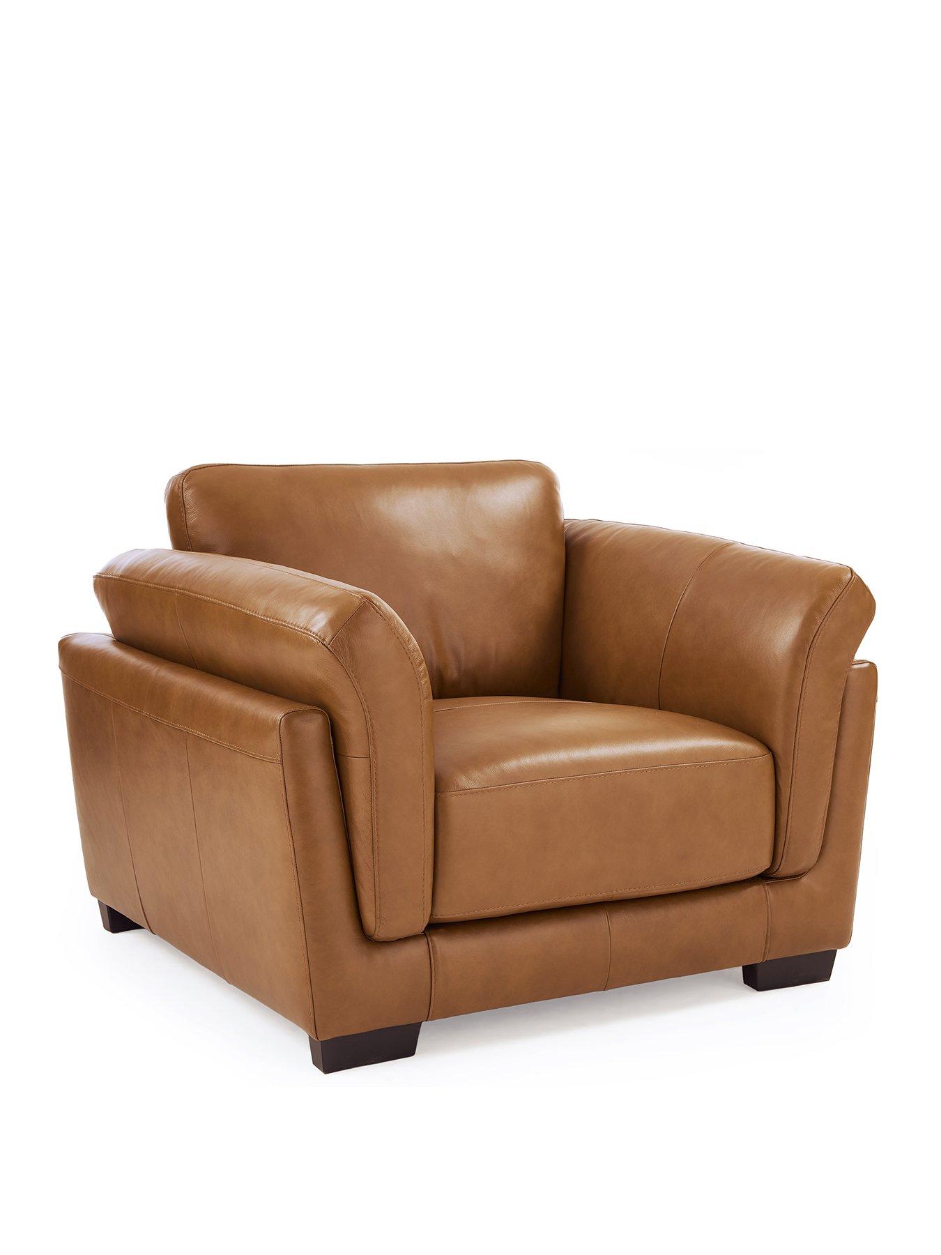 Image 3 of 7 of The Very Collection Morena Standard Back Leather Chair