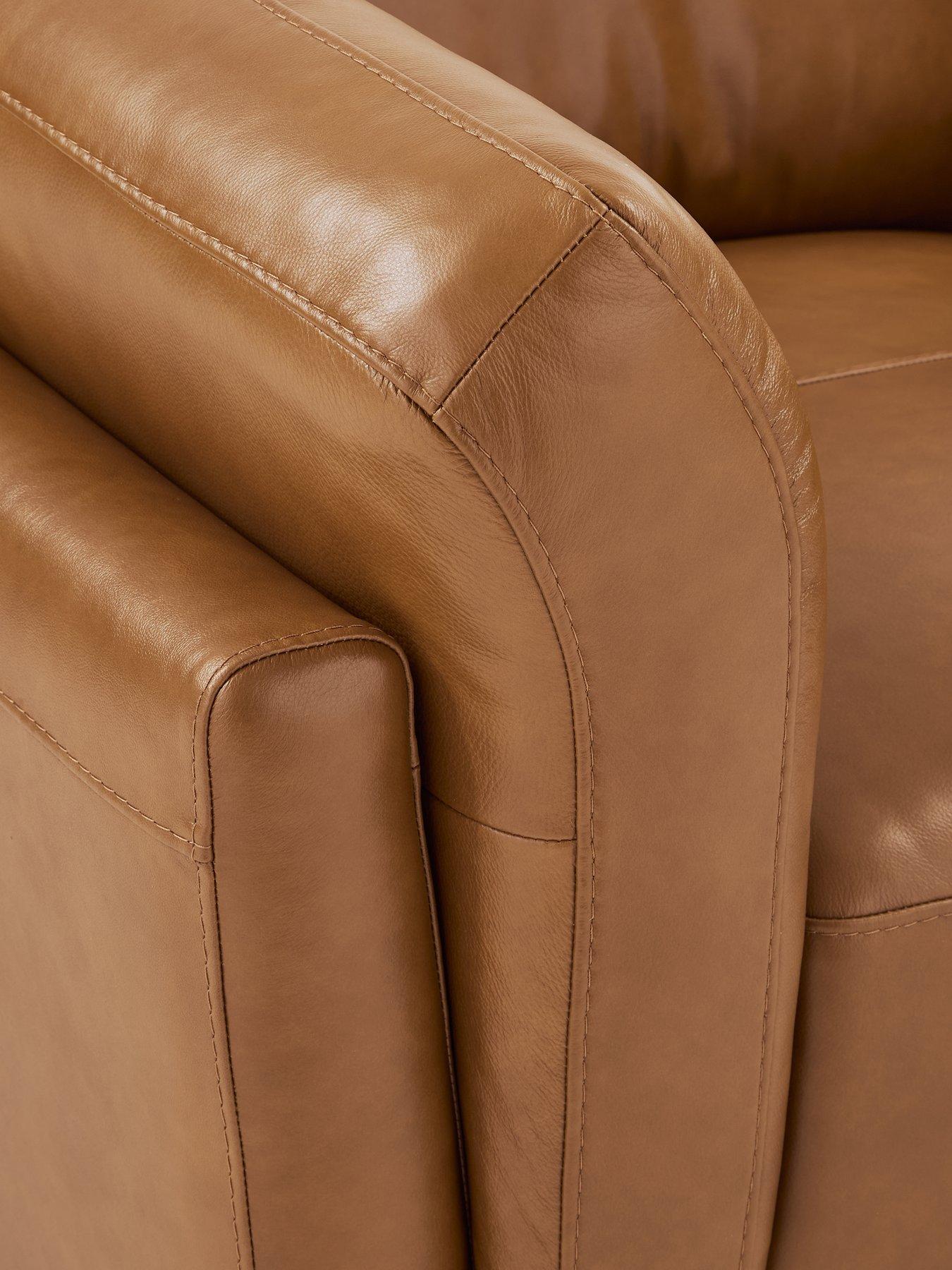 Image 5 of 7 of The Very Collection Morena Standard Back Leather Chair