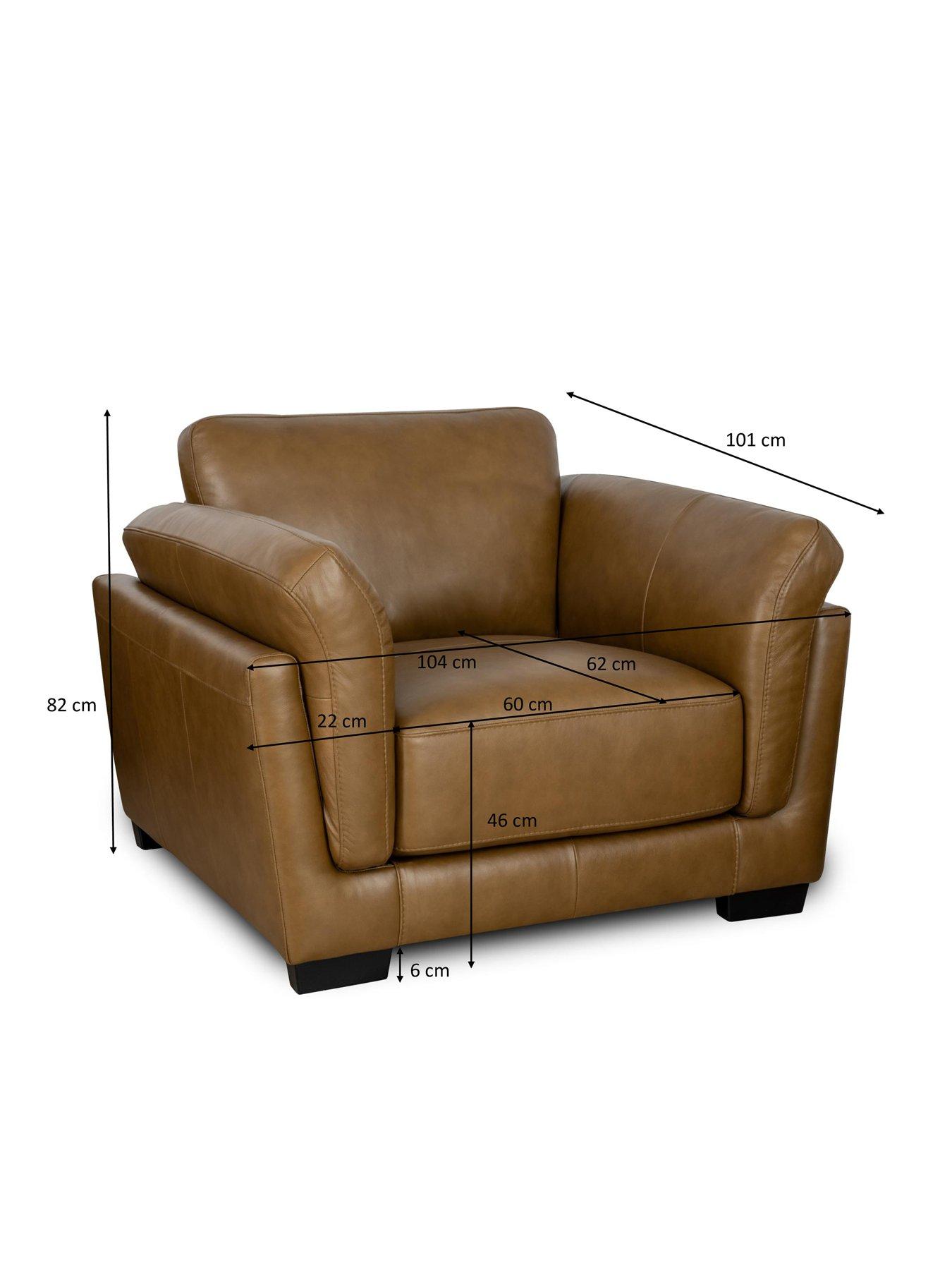 Image 7 of 7 of The Very Collection Morena Standard Back Leather Chair