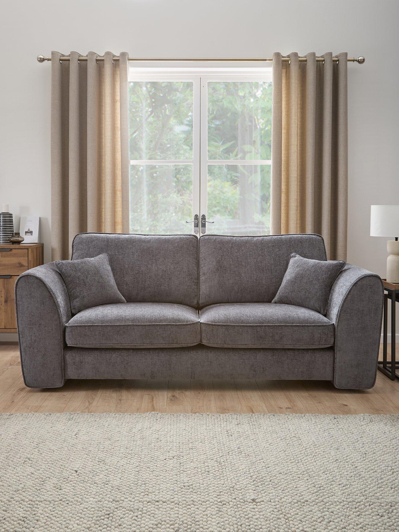 undefined Sahara 3 Seater Standard Back Fabric Sofa - FSC® Certified