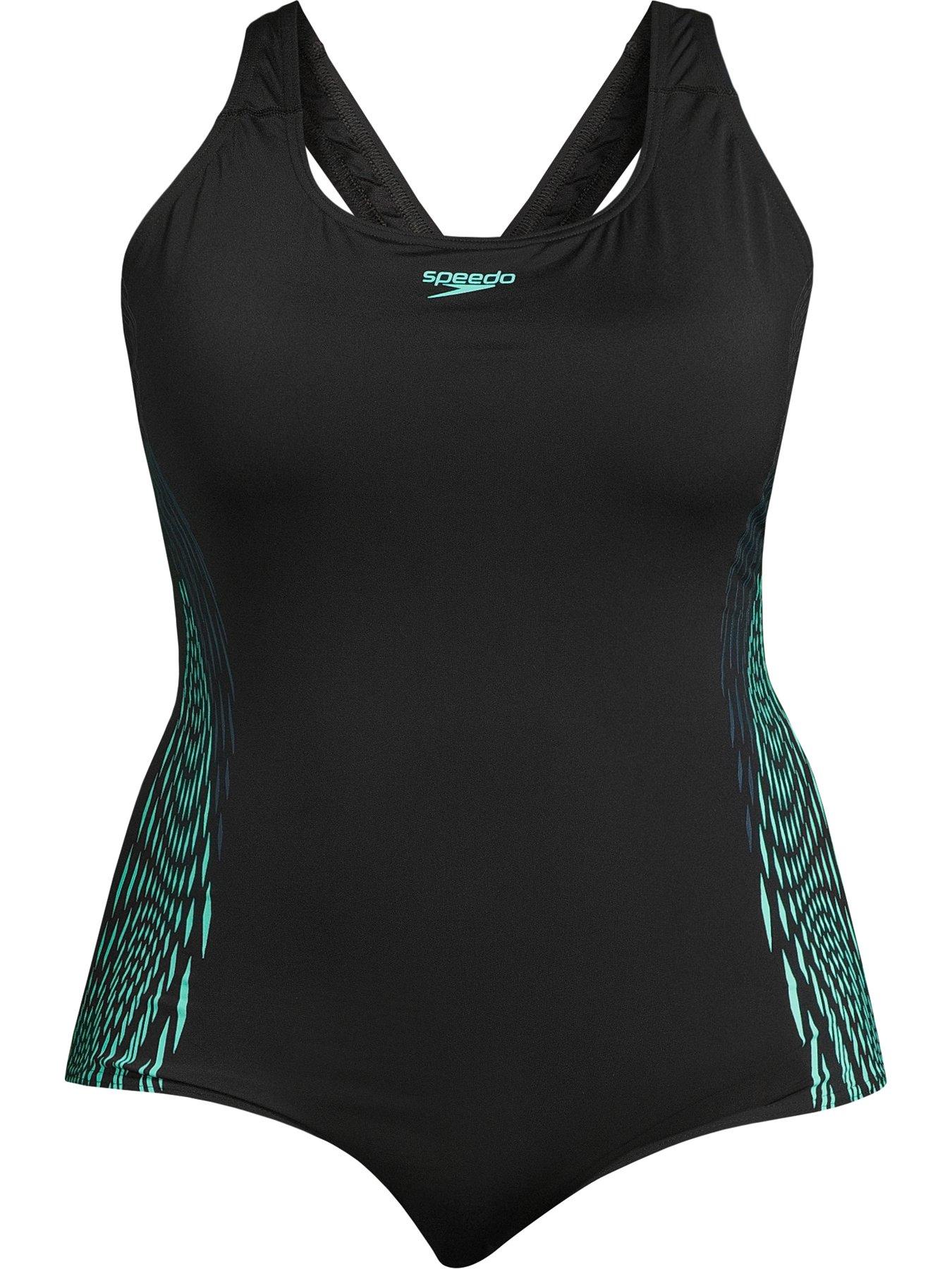 Image 6 of 6 of Speedo Womens Plus Size Placement Medalist - Dark Teal