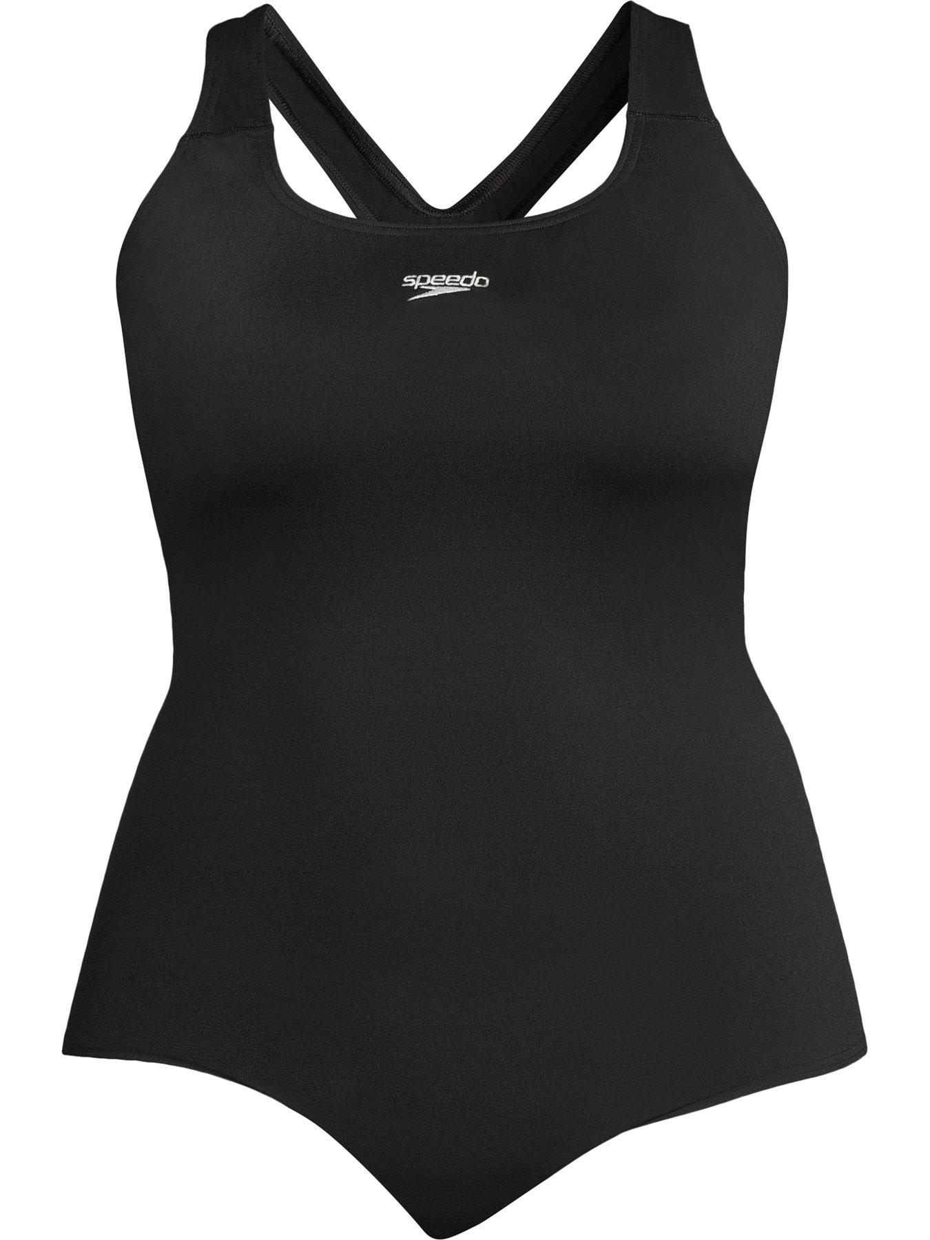 Speedo Womens Plus Size Endurance+ Medalist - Black | Very