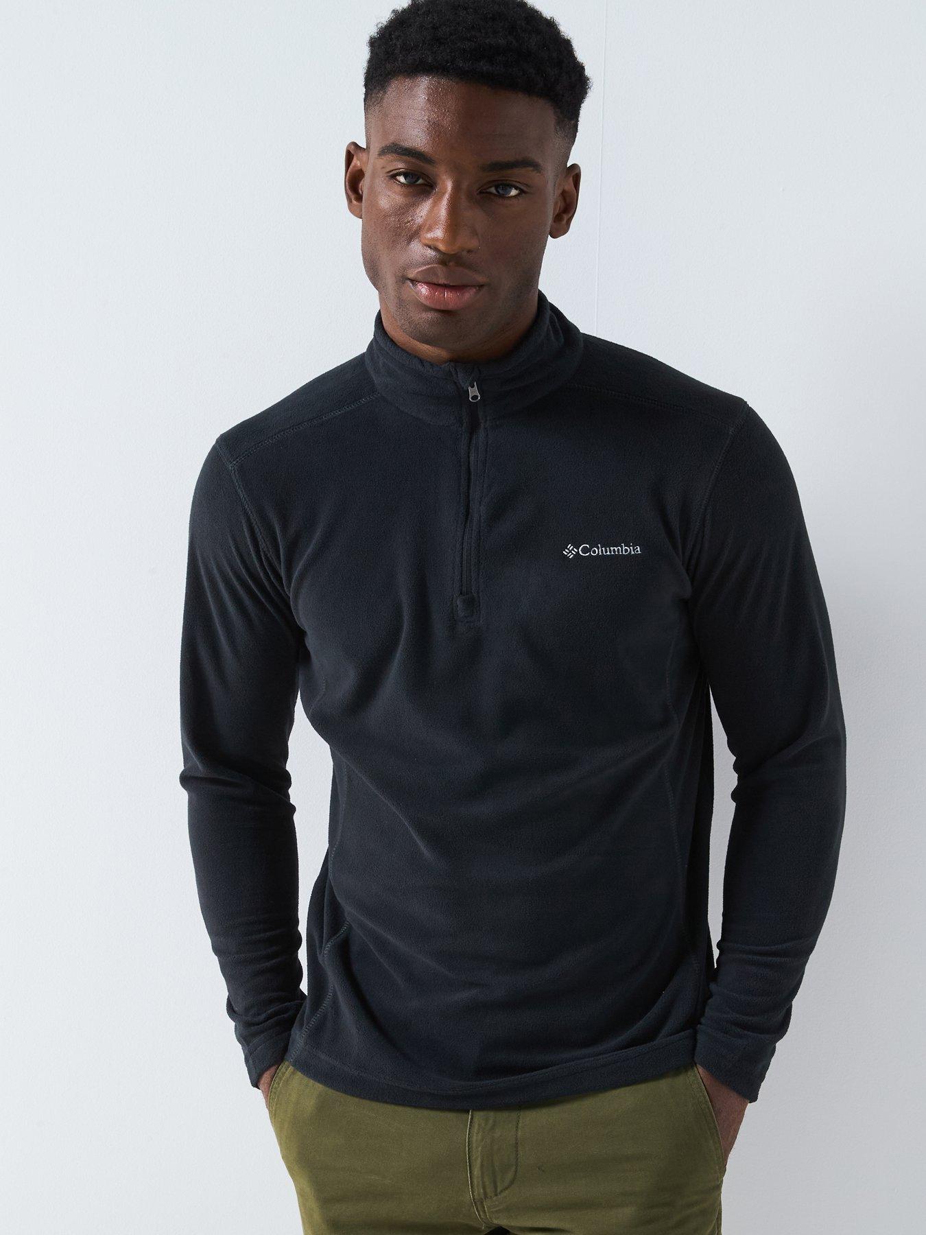 Columbia Men's Klamath Range 2 Half Zip Fleece- Black