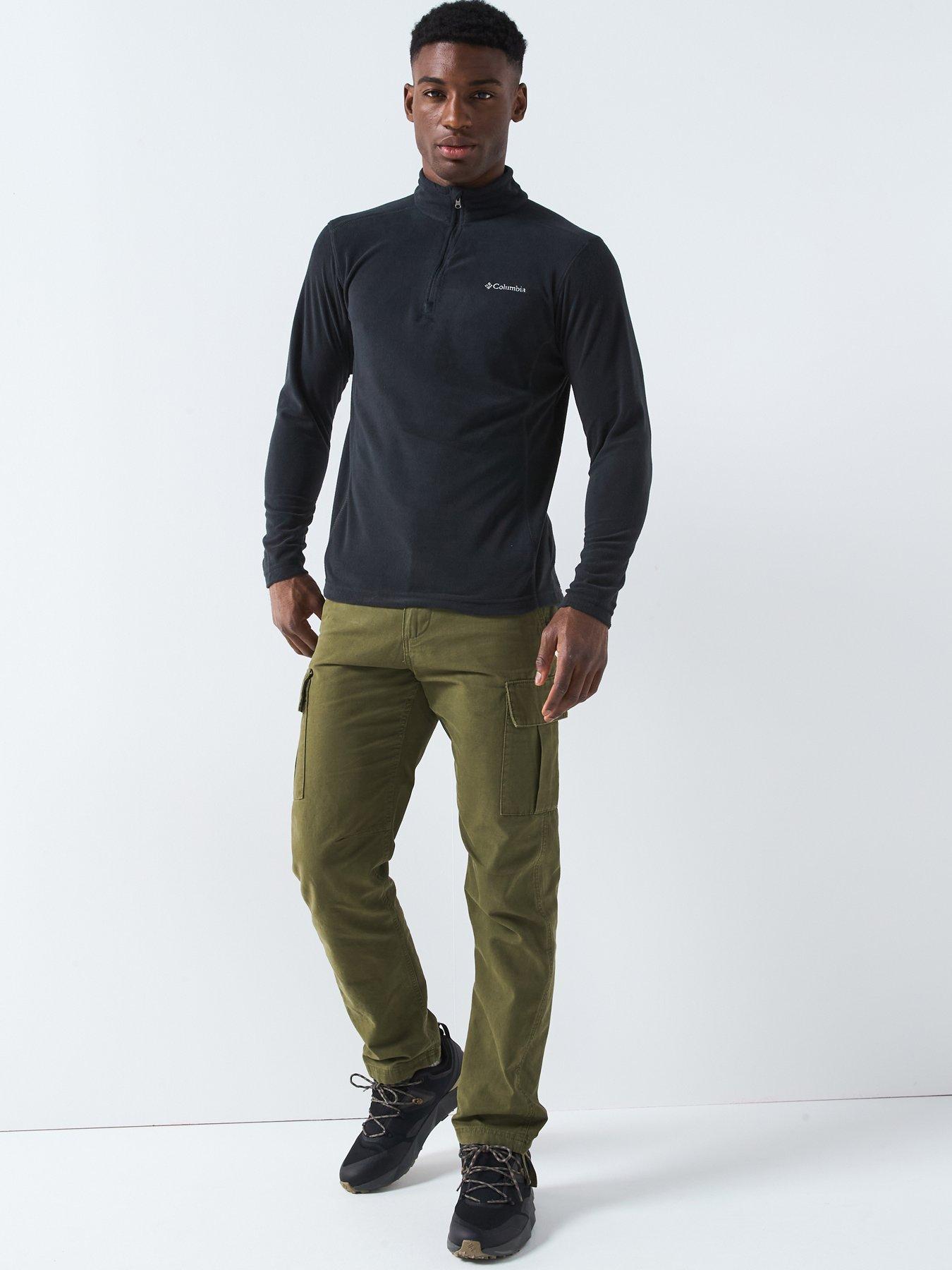 Image 3 of 4 of Columbia Men's Klamath Range 2 Half Zip Fleece- Black