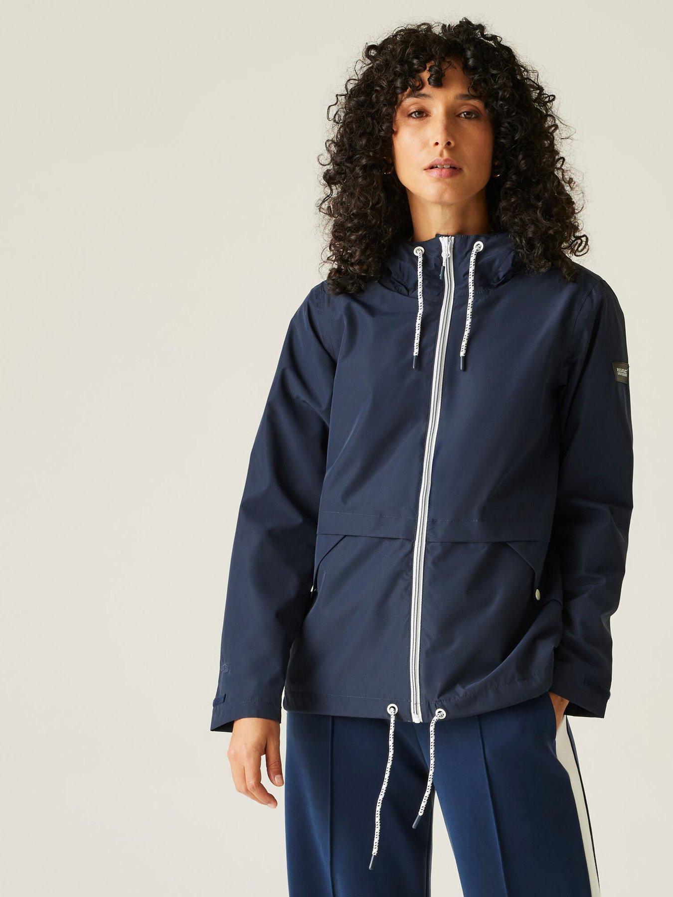 undefined Womens Baylettaii Waterproof Shell Jacket- Navy