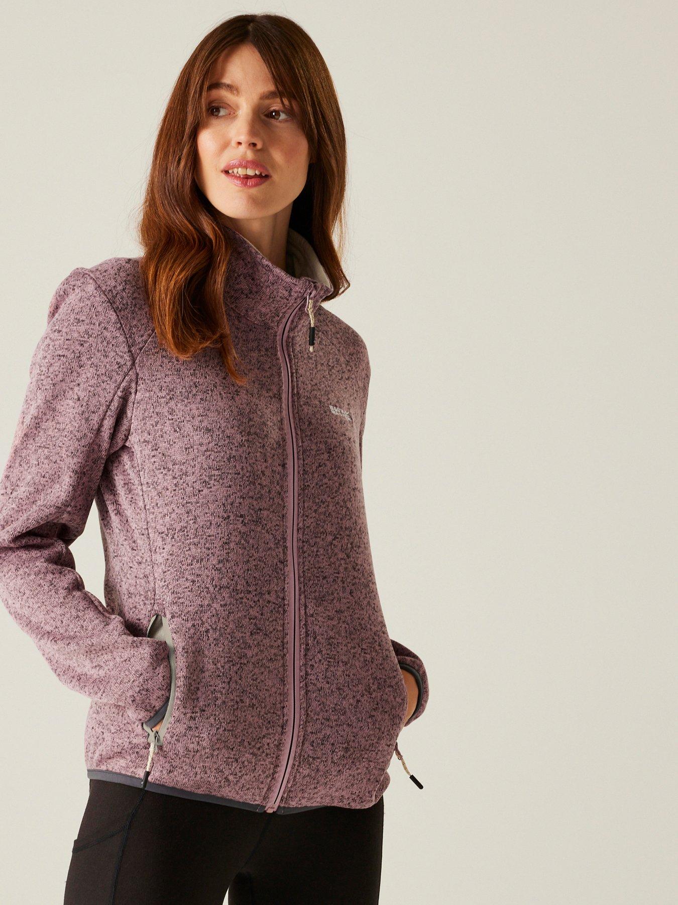 Image 1 of 6 of Regatta Womens Womens Newhill Ii Full Zip Fleece- Pink