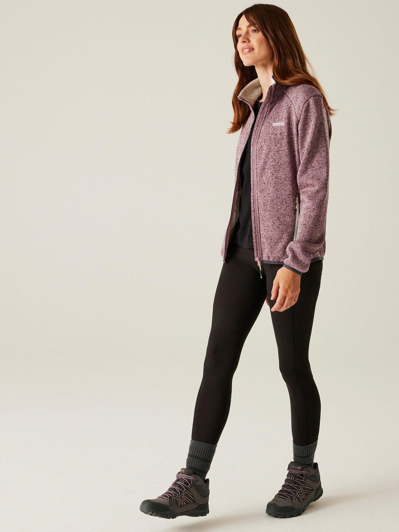 Image 3 of 6 of Regatta Womens Womens Newhill Ii Full Zip Fleece- Pink