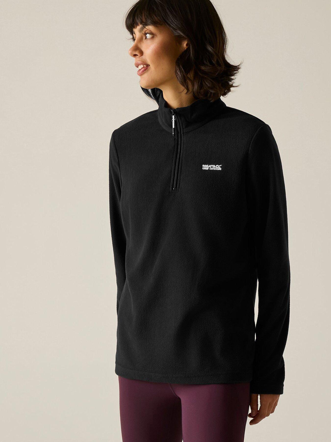 Regatta Womens Sweethart Half Zip Fleece - Black