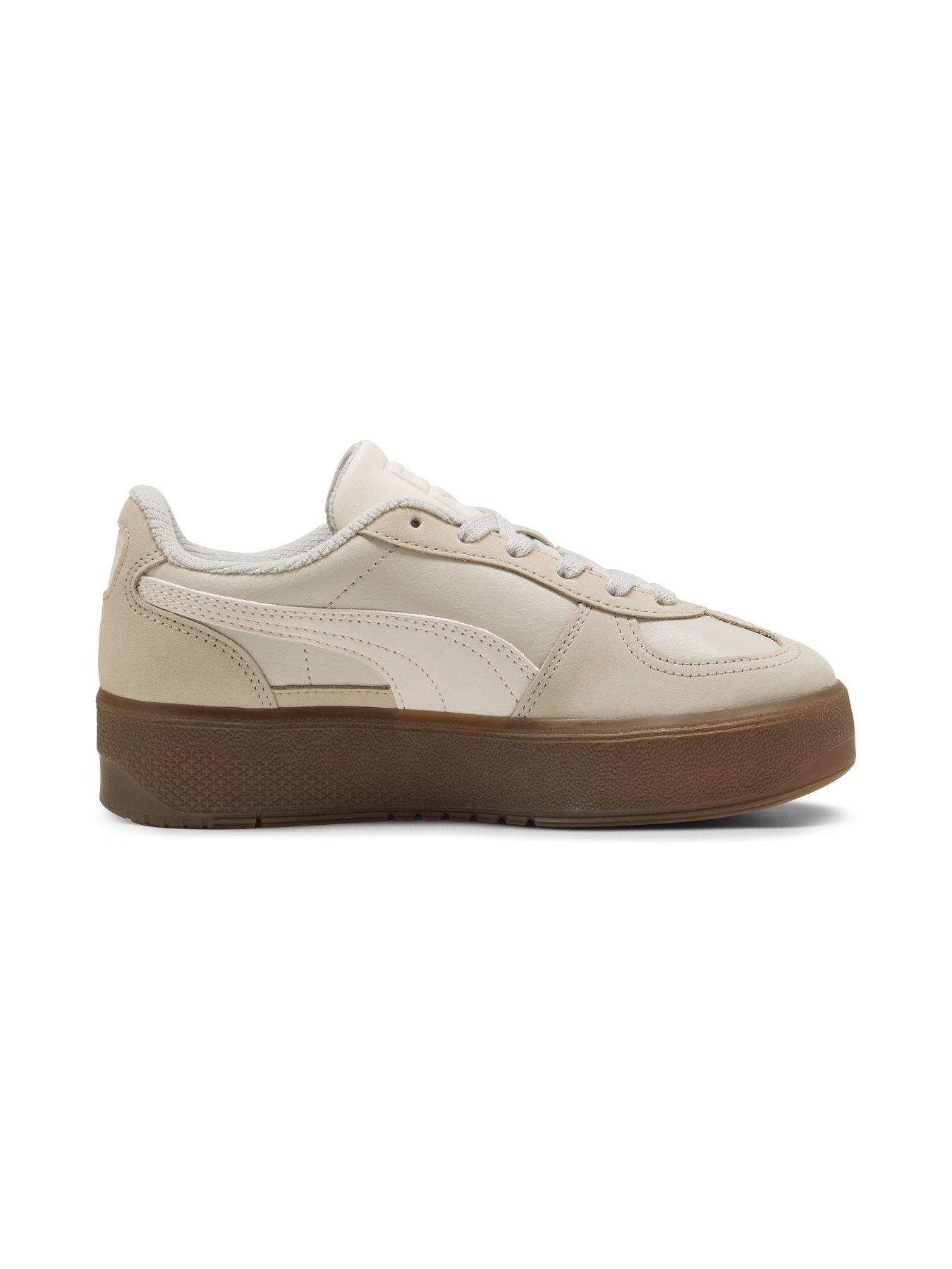 Puma Sneaker Damen Plateau Sneaker Beige Puma Women's Palermo